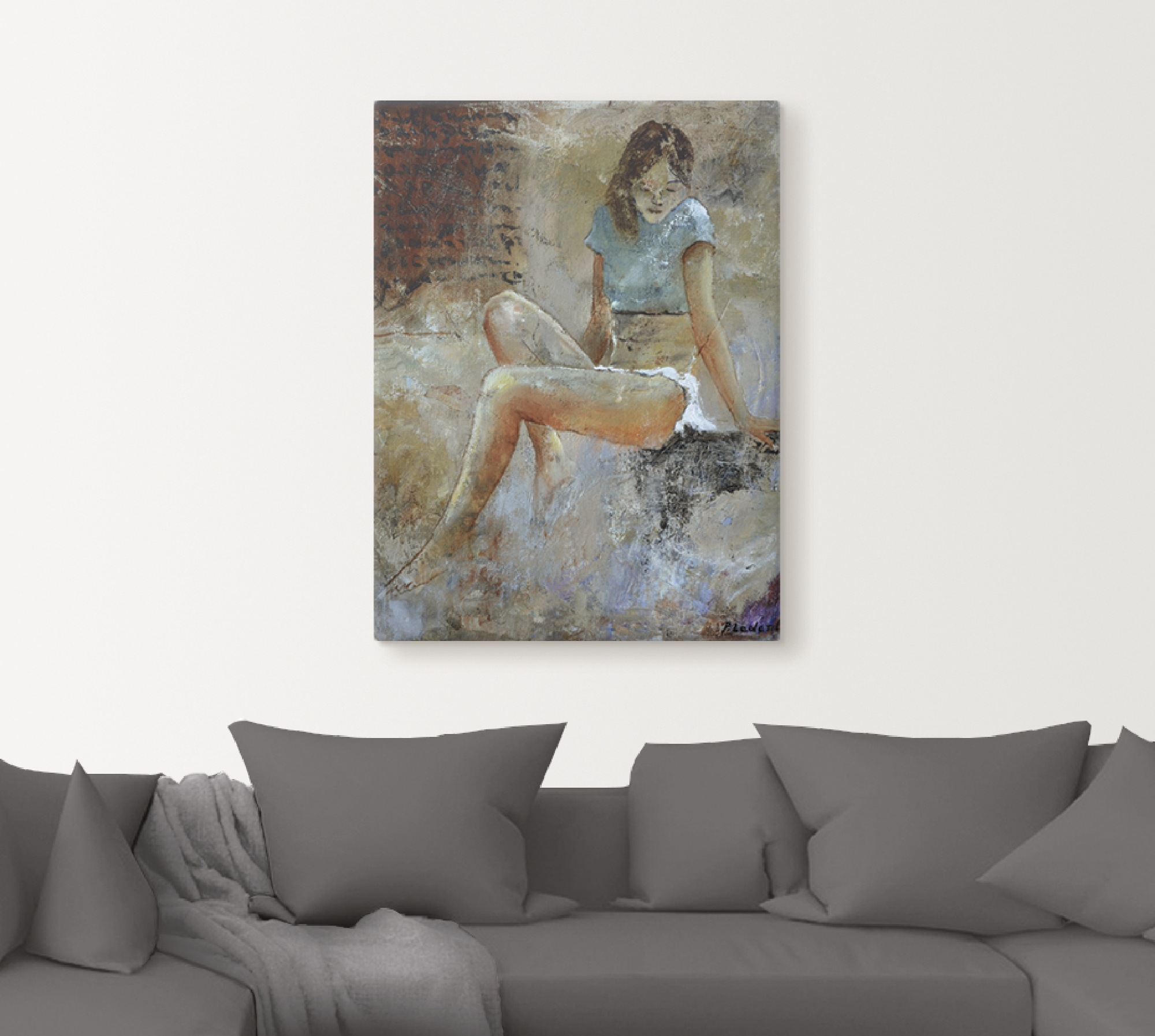 Artland Tableau sur toile »Junges Mädchen« 1 cuis tlg. auf Holzrahmen gespannt