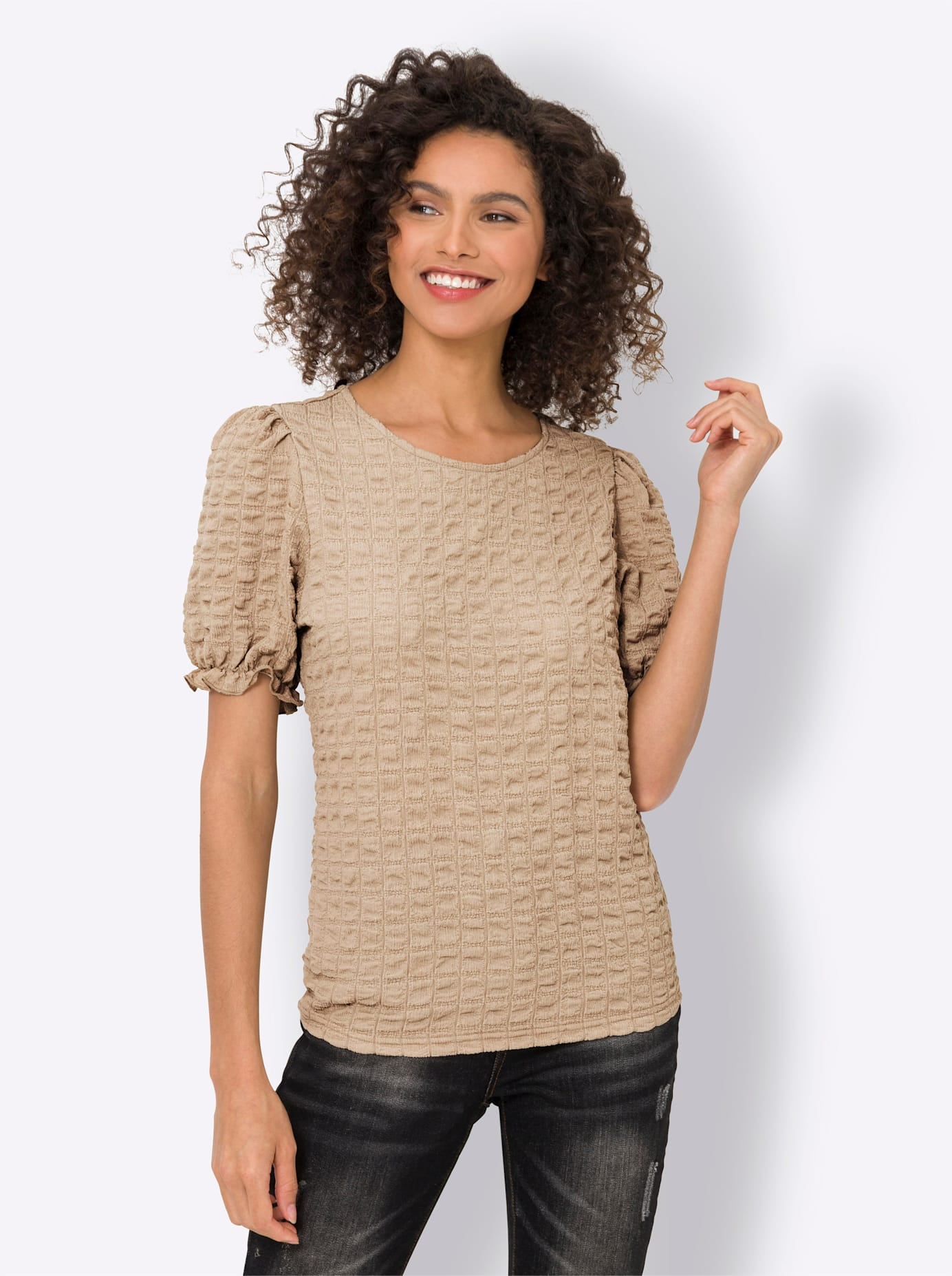 heine Kurzarmshirt »Shirt«, (1 tlg.)