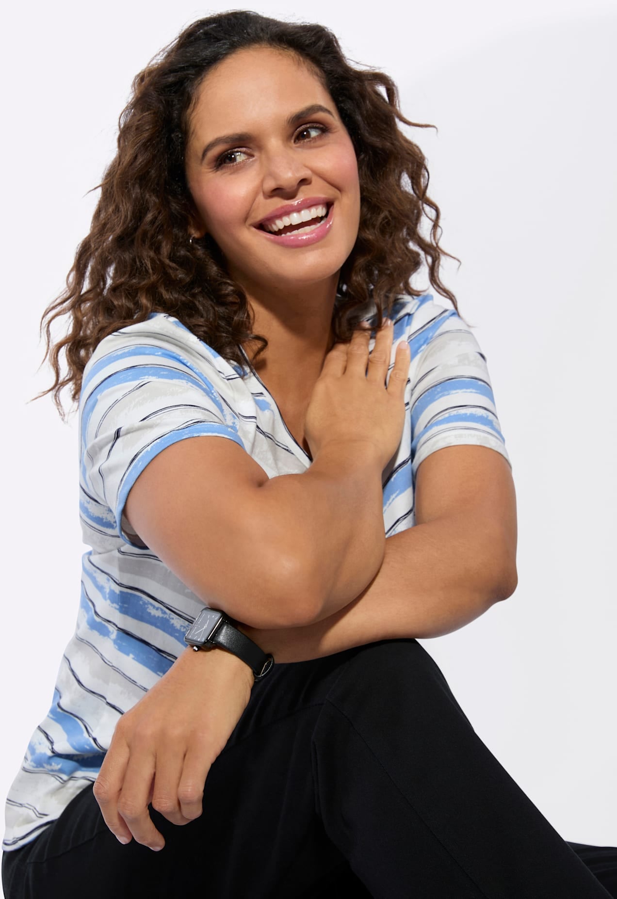 Casual Looks T-shirt à manches courtes »Ringelshirt« 1 pièces