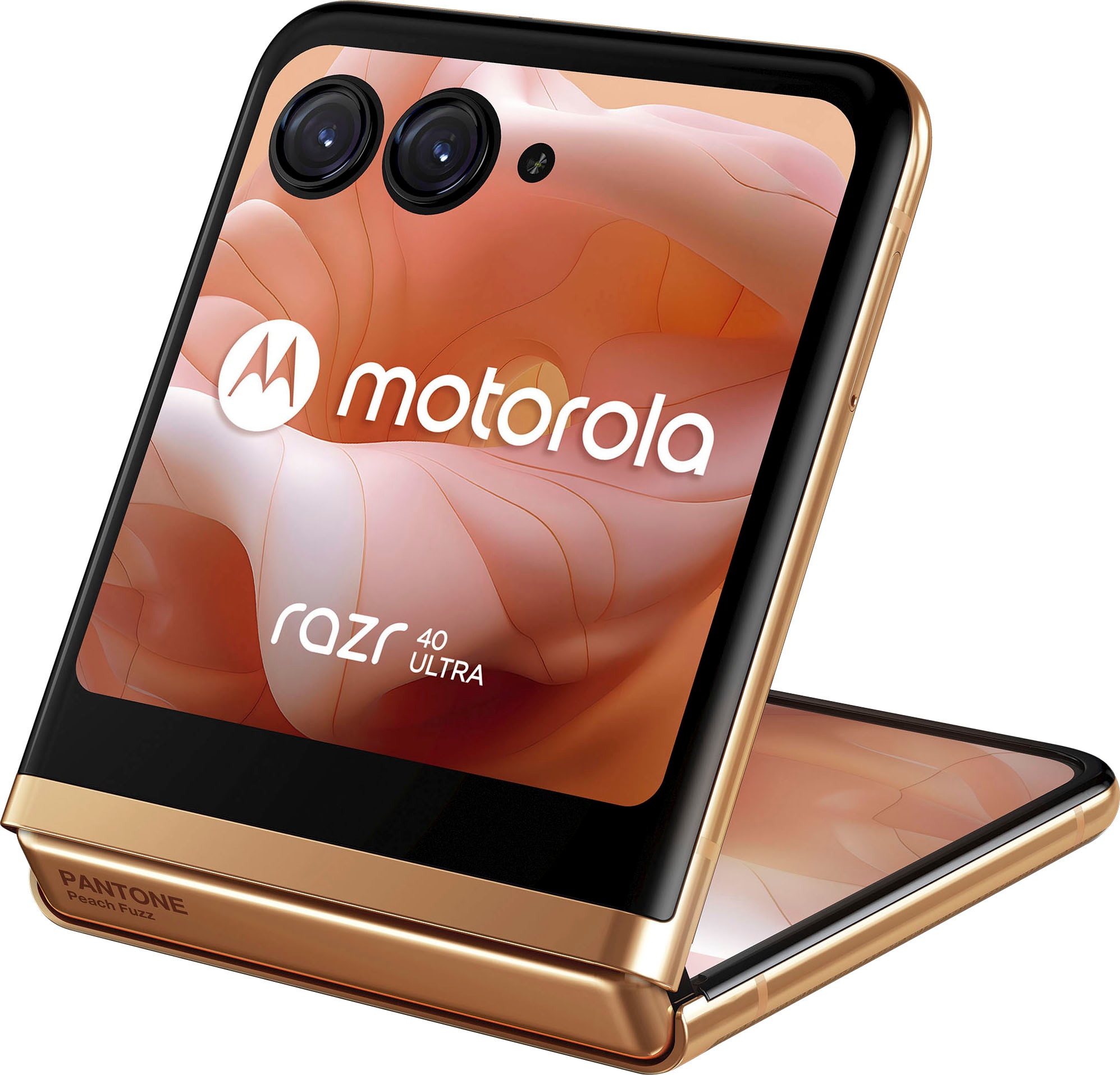 Motorola Smartphone »Motorola razr40 ultra« Peach Fuzz
