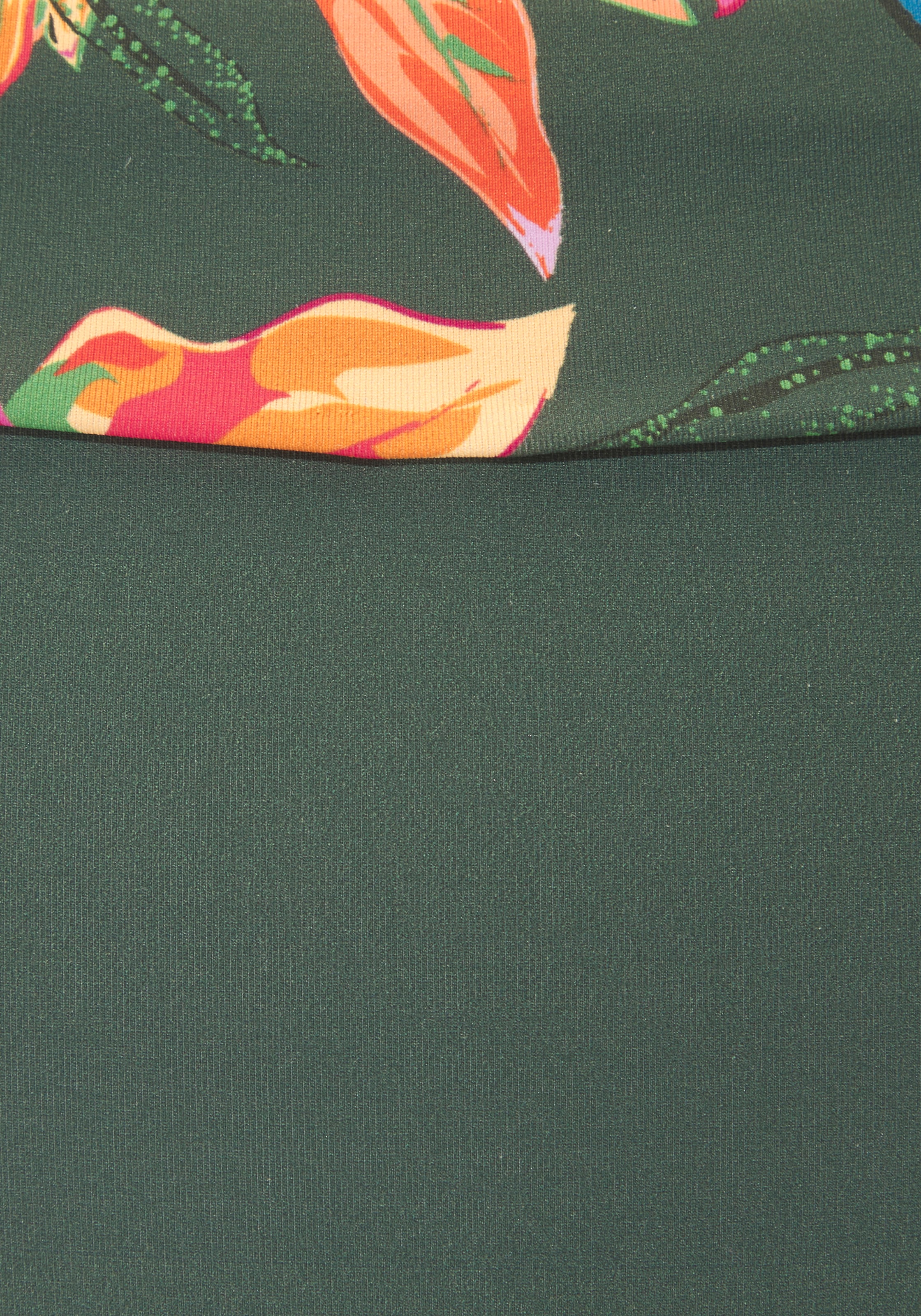 LASCANA Pantalon de bikini »Malia« mit Umschlagbund mit tropischem Print