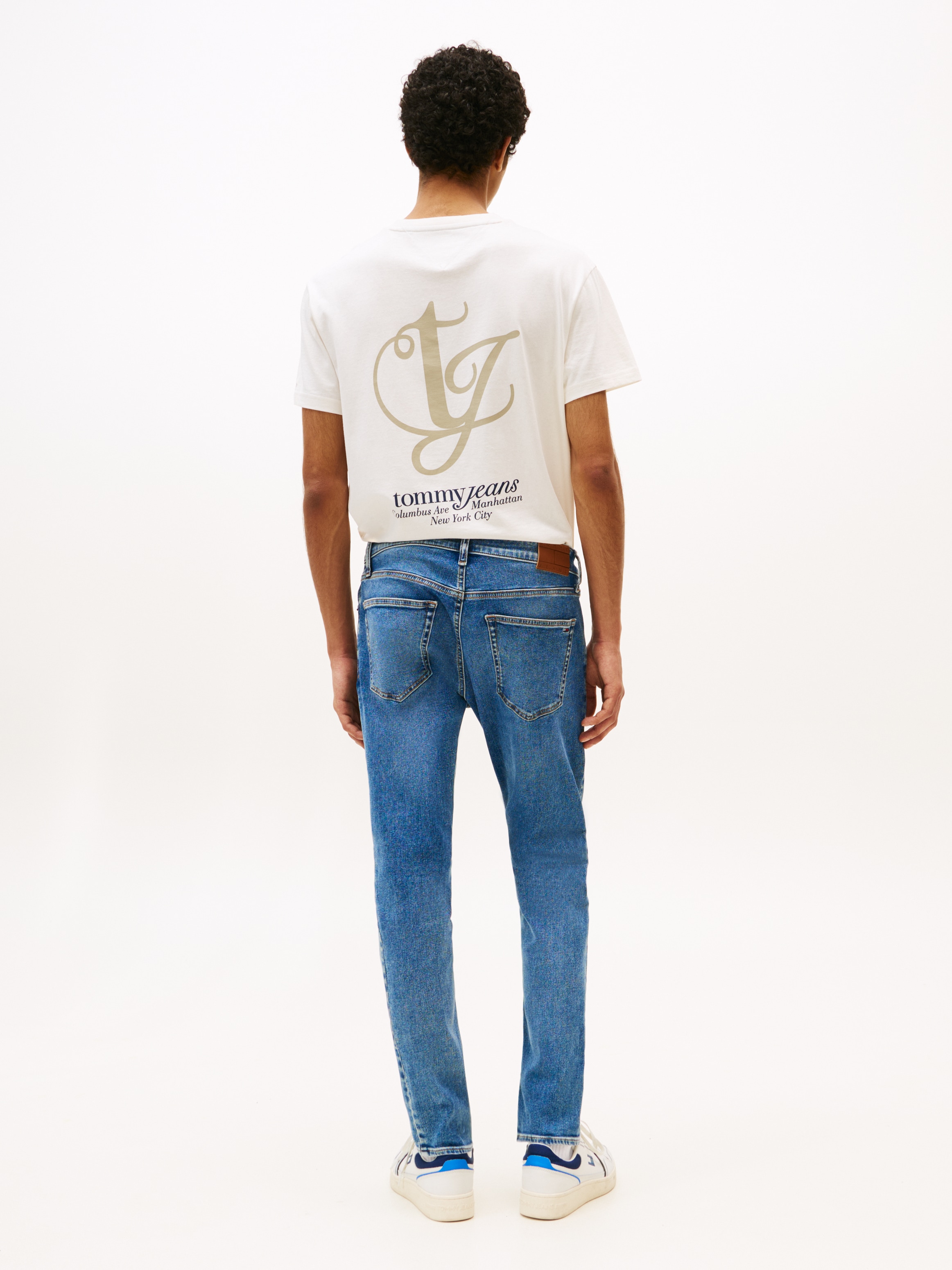 Tommy Jeans Slim-fit-Jeans »Austin Slim Tapered«, zum Knöchel hin schmaler werdende Jeans mit mittlerer Leibhöhe