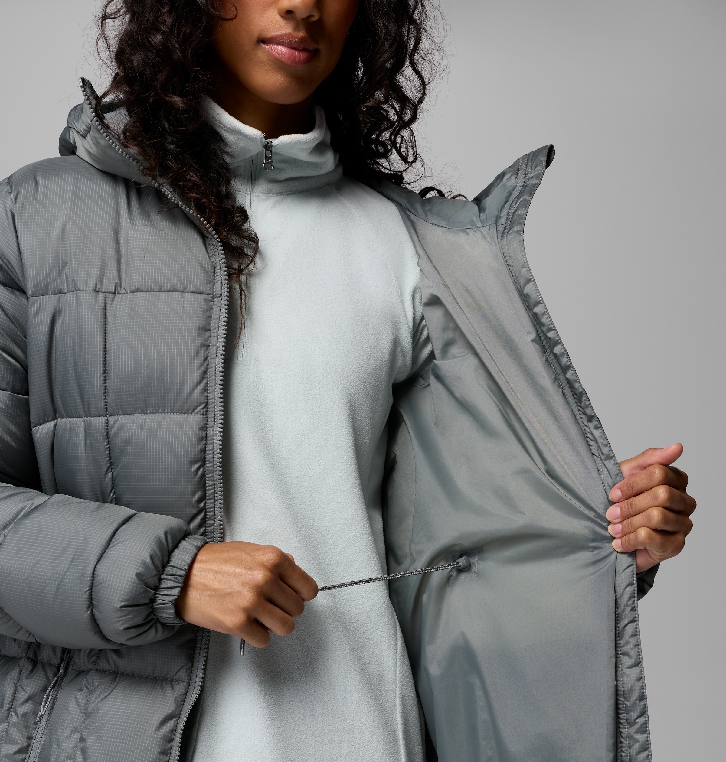 Columbia Manteau d'hiver »Puffect III Long Jacket« imperméable, coupe-vent, rembourrage isolant thermique