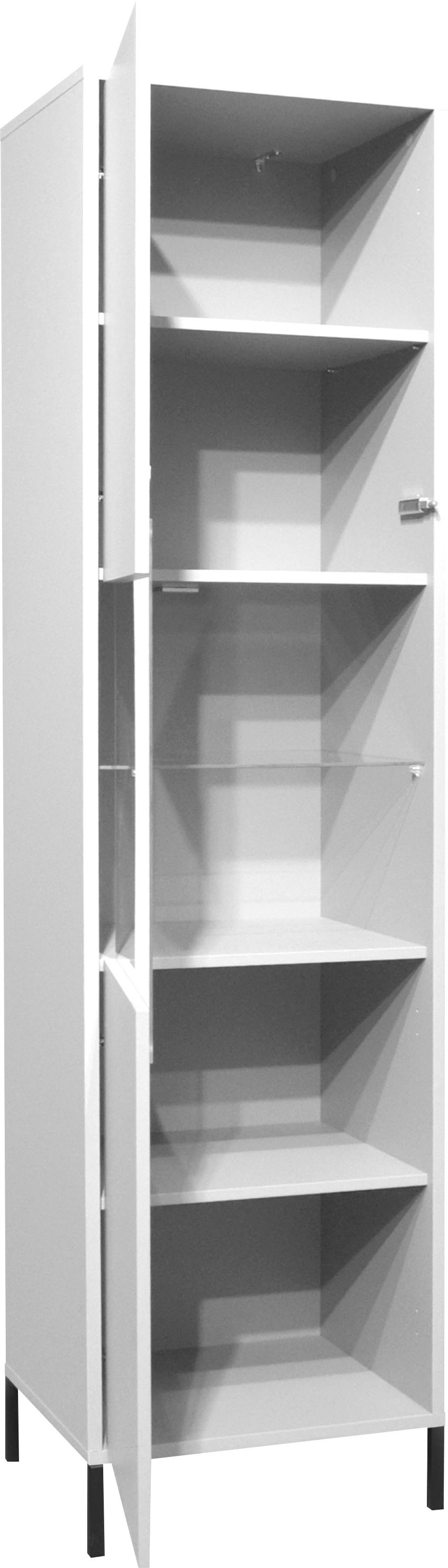 Mäusbacher Standvitrine »Bonnie TOPSELLER!«, Vitrine mit wechselbarem Türanschlag