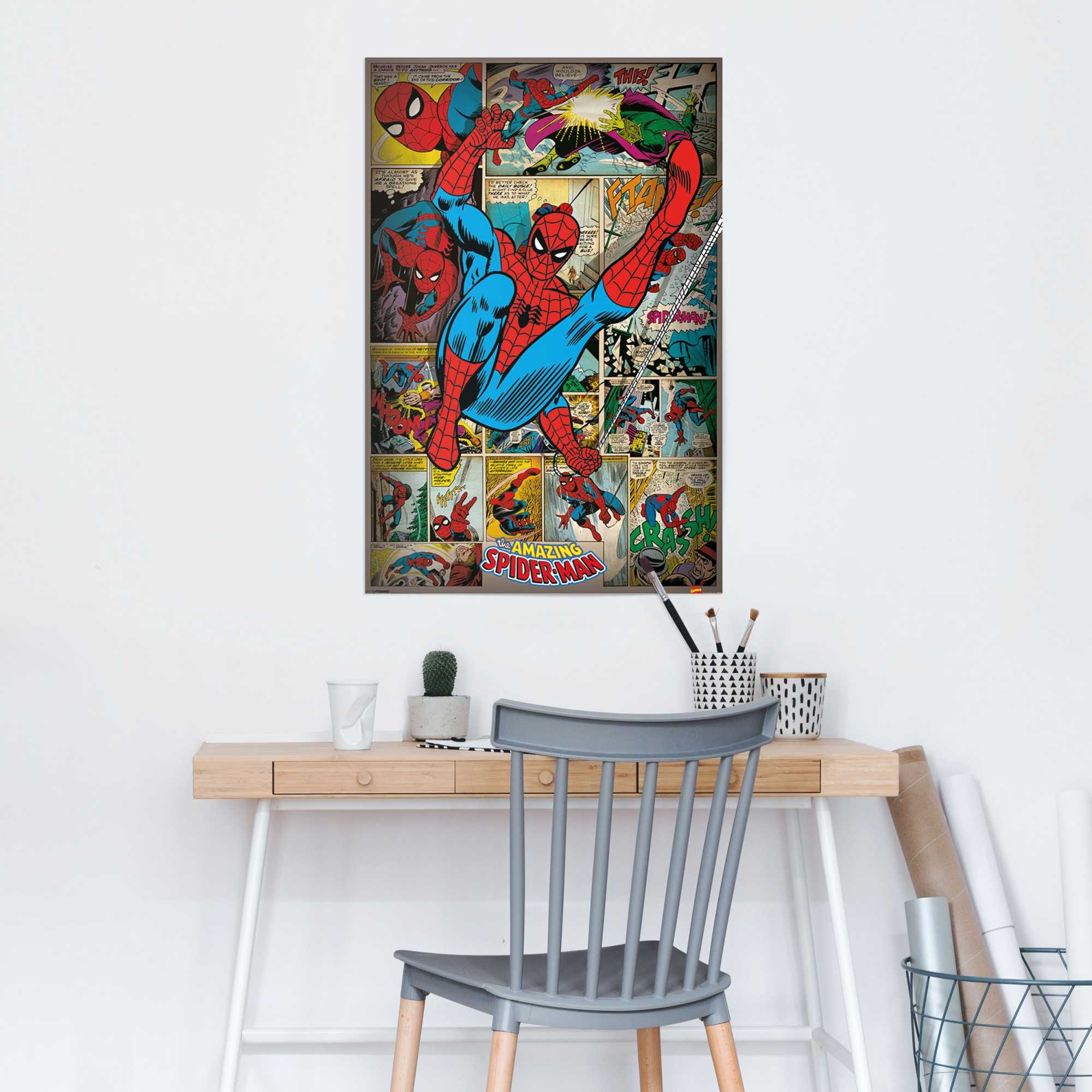 Reinders Poster "Marvel Comics - spider man retro"