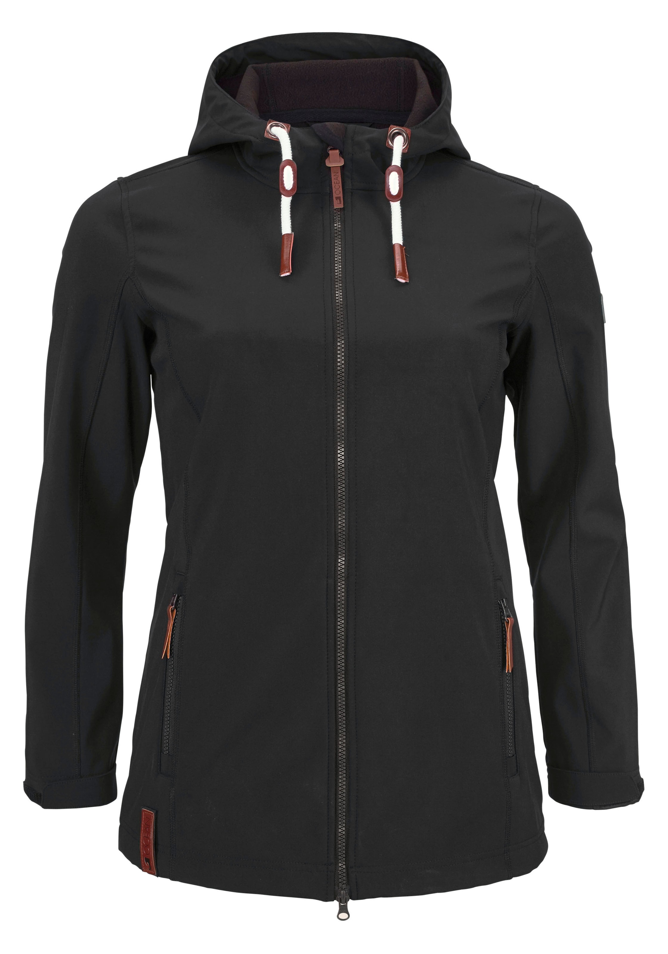 Ocean Sportswear Softshelljacke, mit Kapuze, in grossen Grössen