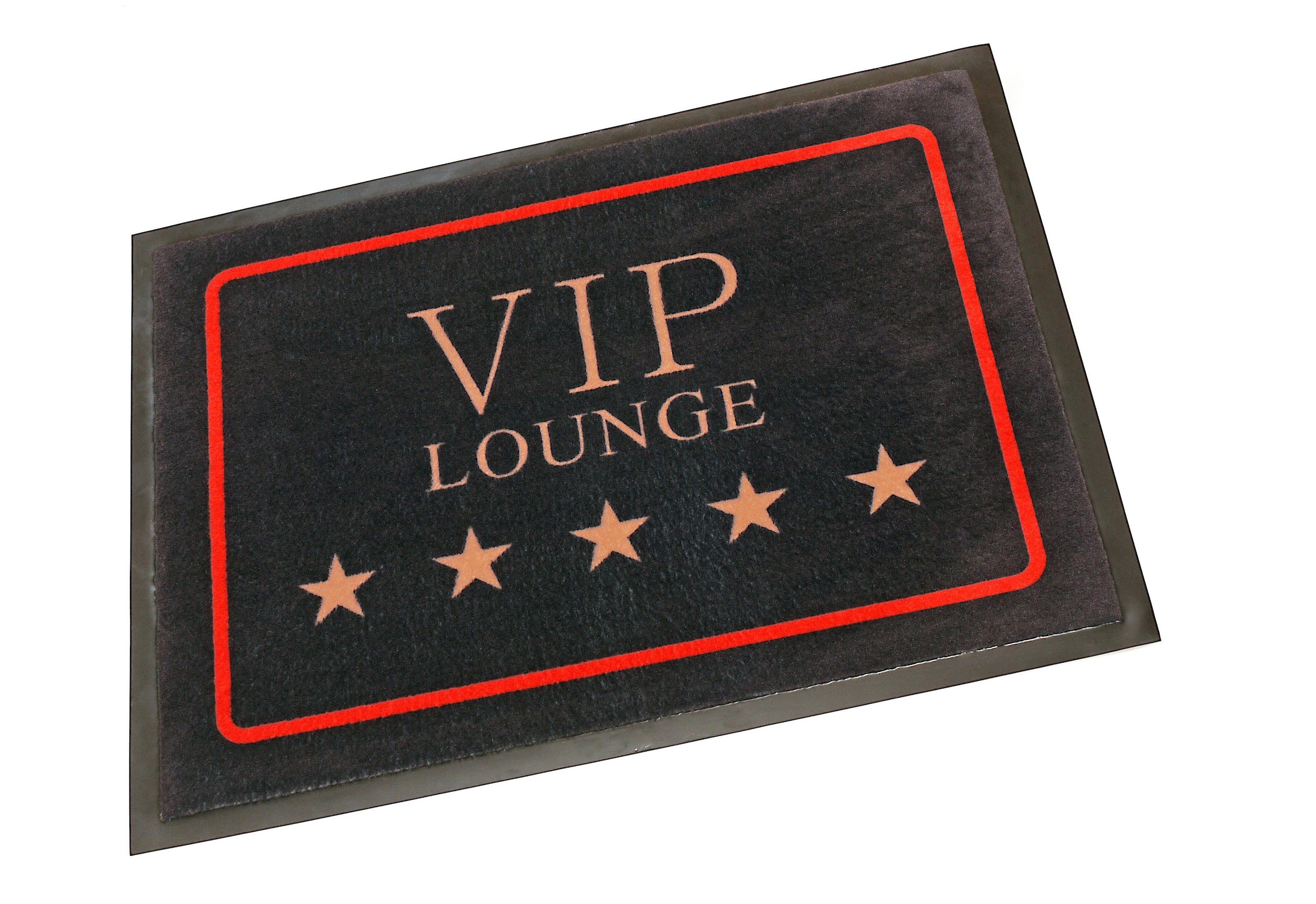 HANSE Home Fussmatte »VIP Lounge, Türmatte«, rechteckig, 8 mm Höhe, Motiv-Druck, mit Spruch, Schrift, Robust, Rutschhemmend, Waschbar