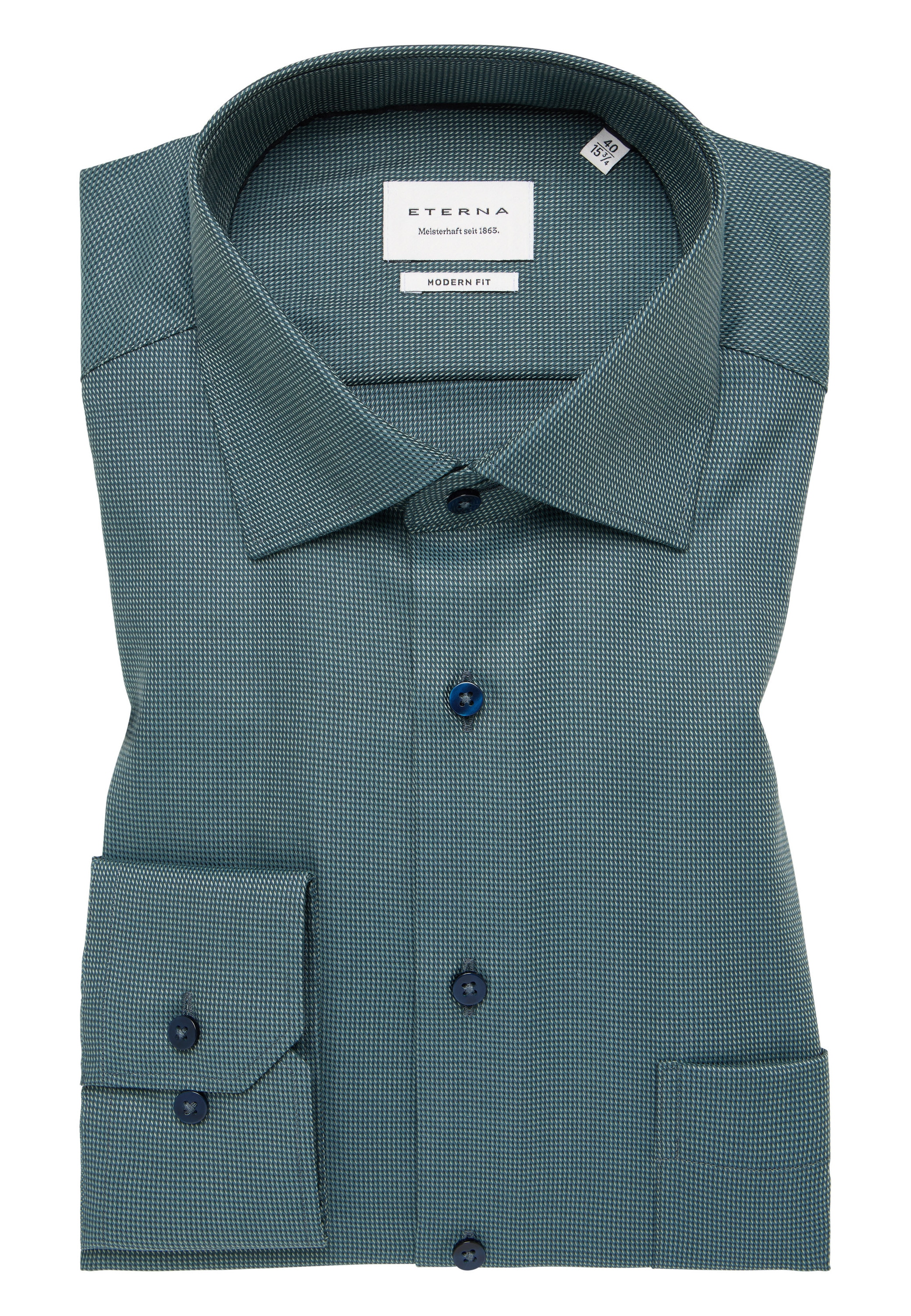 Eterna Langarmhemd »MODERN FIT«, NON IRON (bügelfrei)