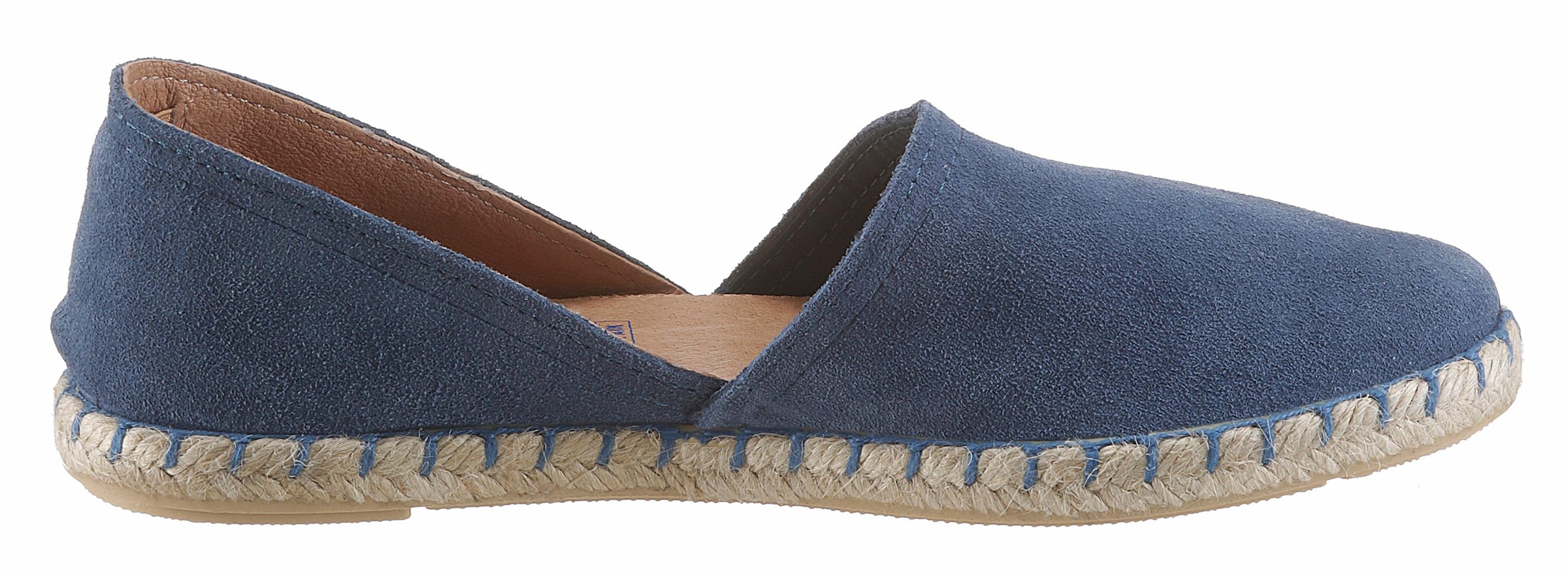 VERBENAS Espadrille, Schlupfschuh, Sommerschuh, Loafer mit typischem Jute-Rahmen