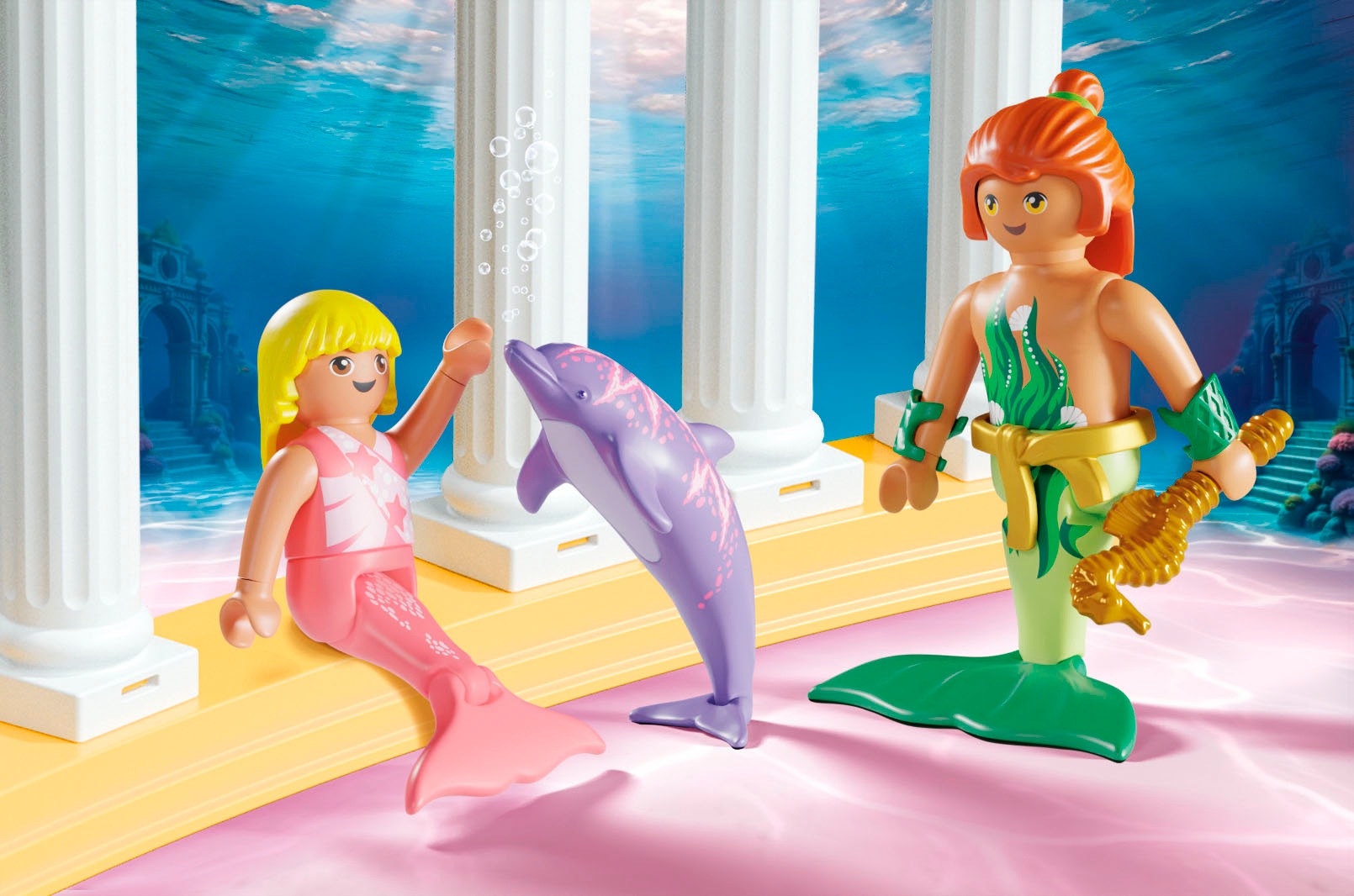 Playmobil® Jeu de construction »Meerjungfrauen-Schatz mit Delfinen (71861), Princess Magic« fabriqué en Europe