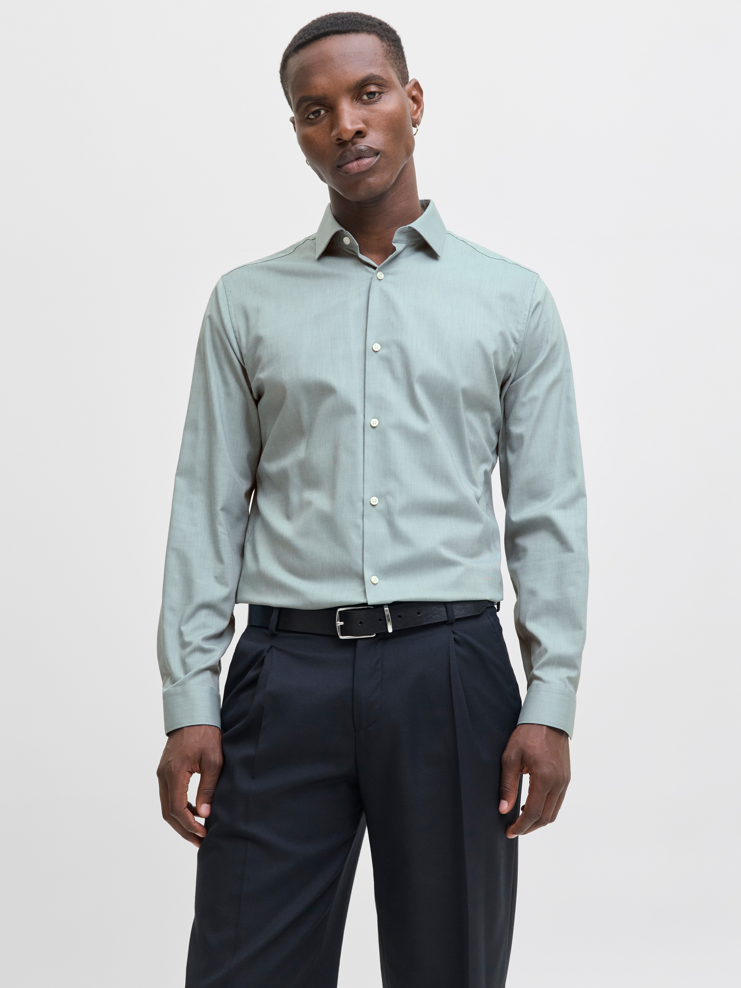 Image of Jack & Jones Langarmhemd "JPRBLAPARKER Slim Fit Hemd, atmungsaktiv, ideal für den Alltag" Baumwolle, slim fit