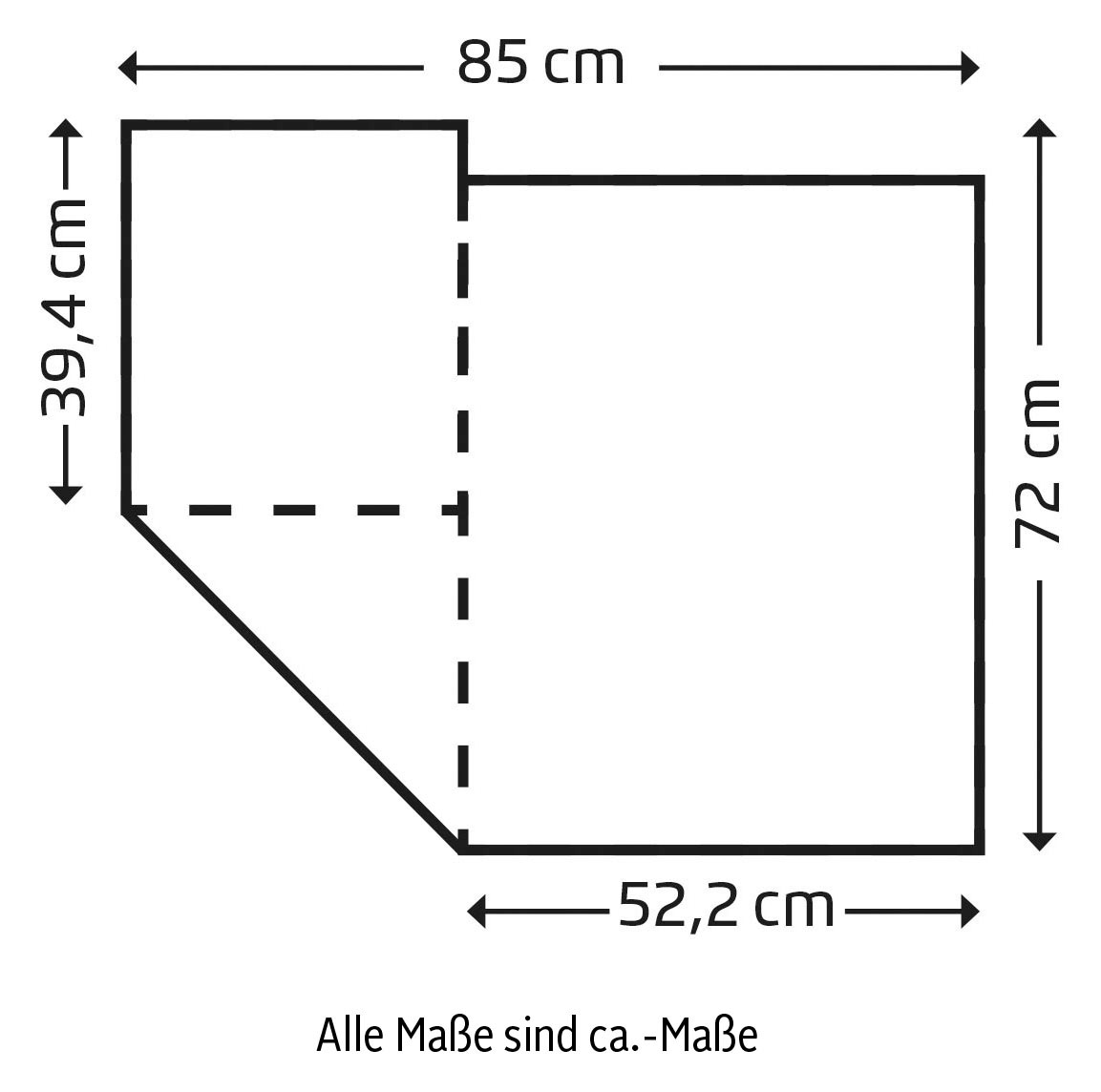 rauch Eckkleiderschrank »Kleiderschrank Schrank Garderobe Schlafzimmer Büroschrank BUCHHOLZ« Schenkelmass 85/72cm,  mit viel Stauraum und abschliessbarer Tür MADE IN GERMANY