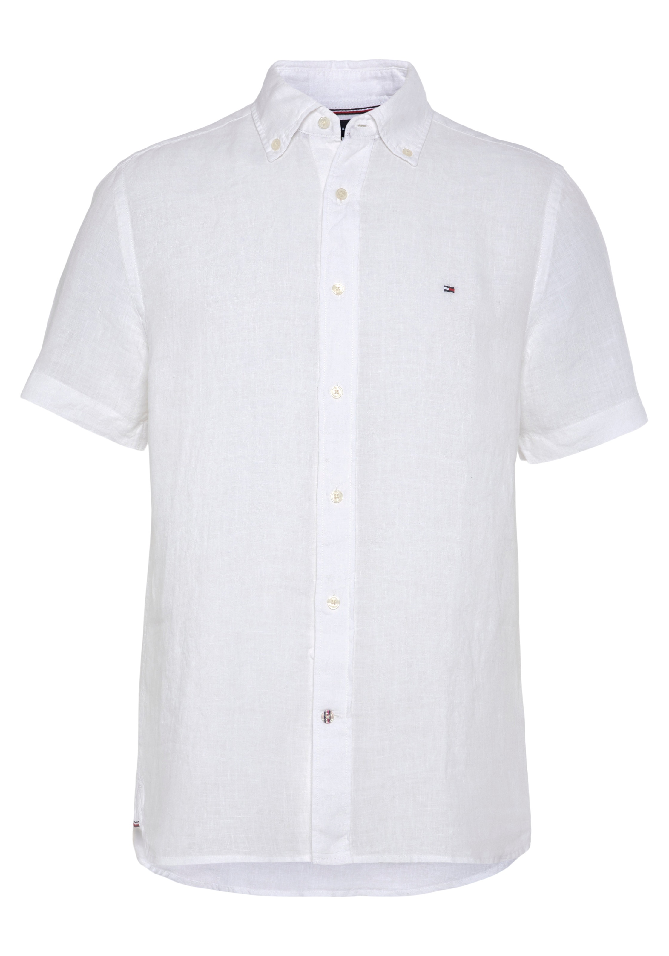 Tommy Hilfiger Kurzarmhemd »PIGMENT DYED LINEN RF SHIRT S/S«, in schlichtem Design kaufen