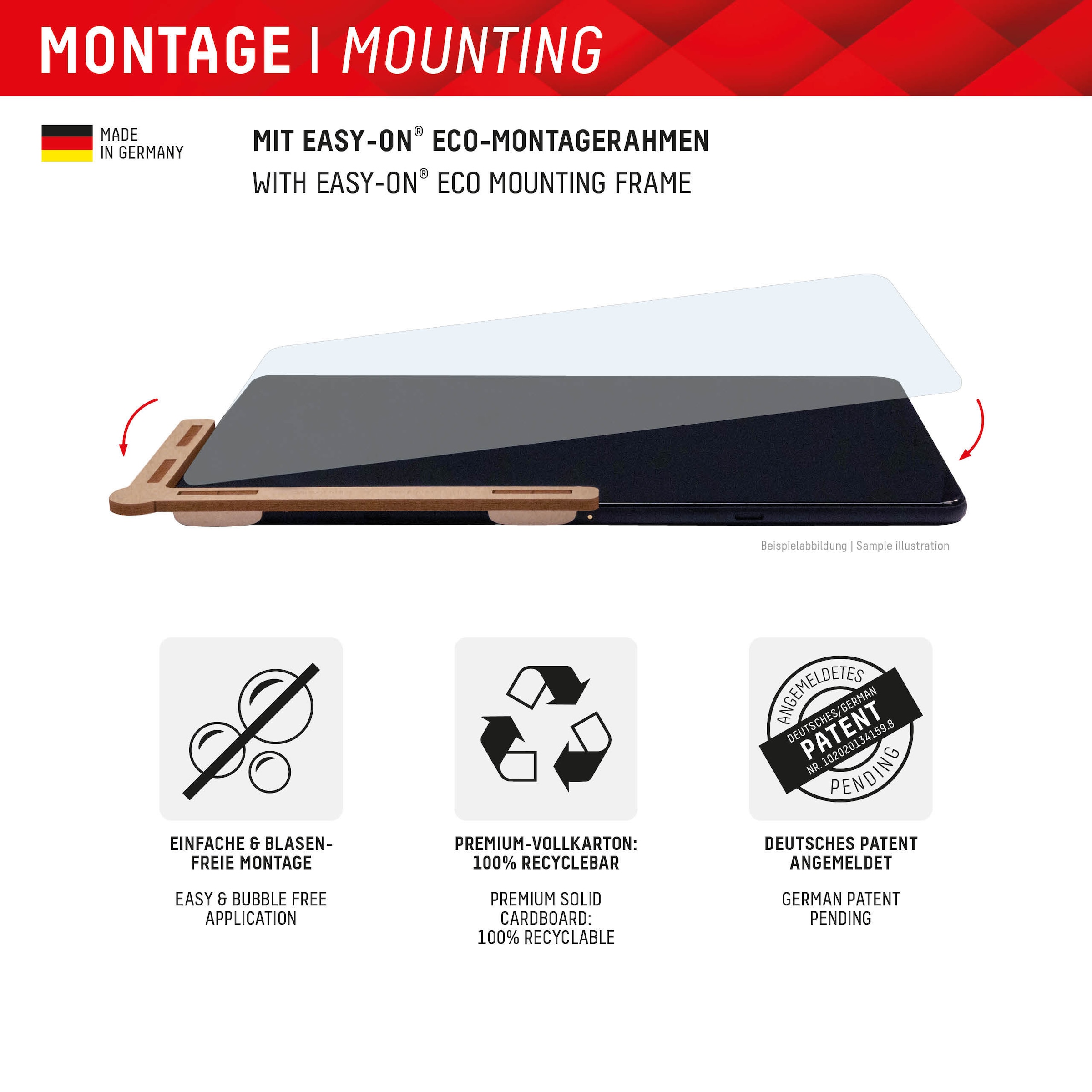 Displex Film de protection d'écran »Tablet Glass« für Apple iPad Pro 13" (2024/2025) Displayschutz, Bildschirmschutz, kratz & stossfest, einfaches Anbringen