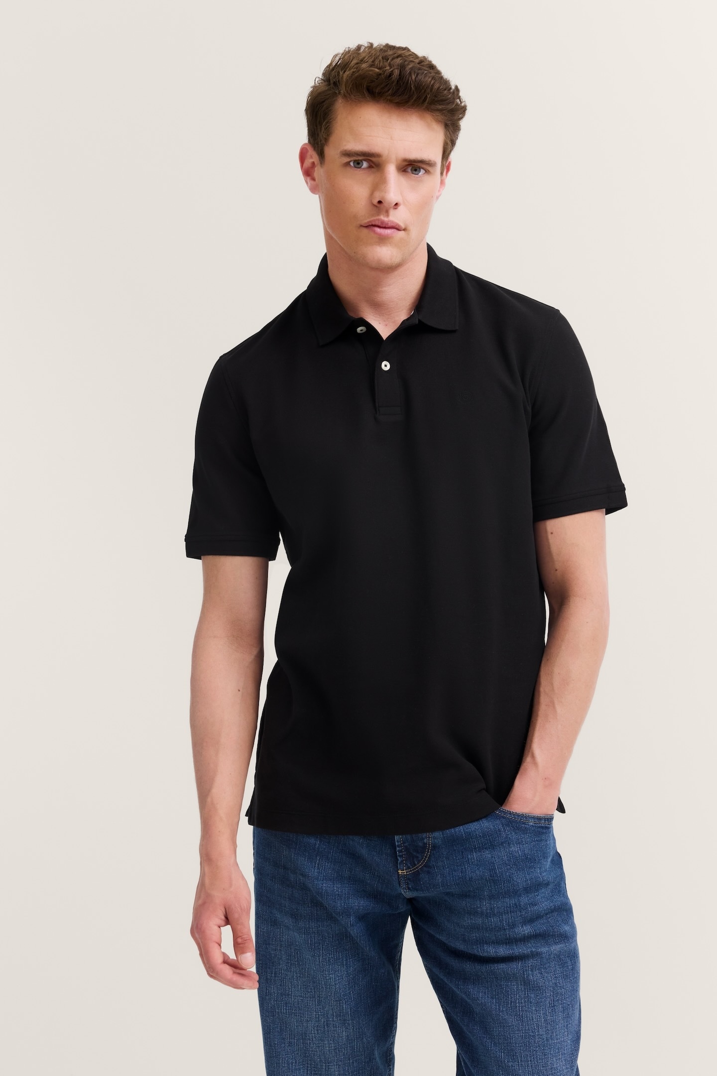 Image of bugatti Poloshirt "Basic Essential" Modern Fit Piqué
