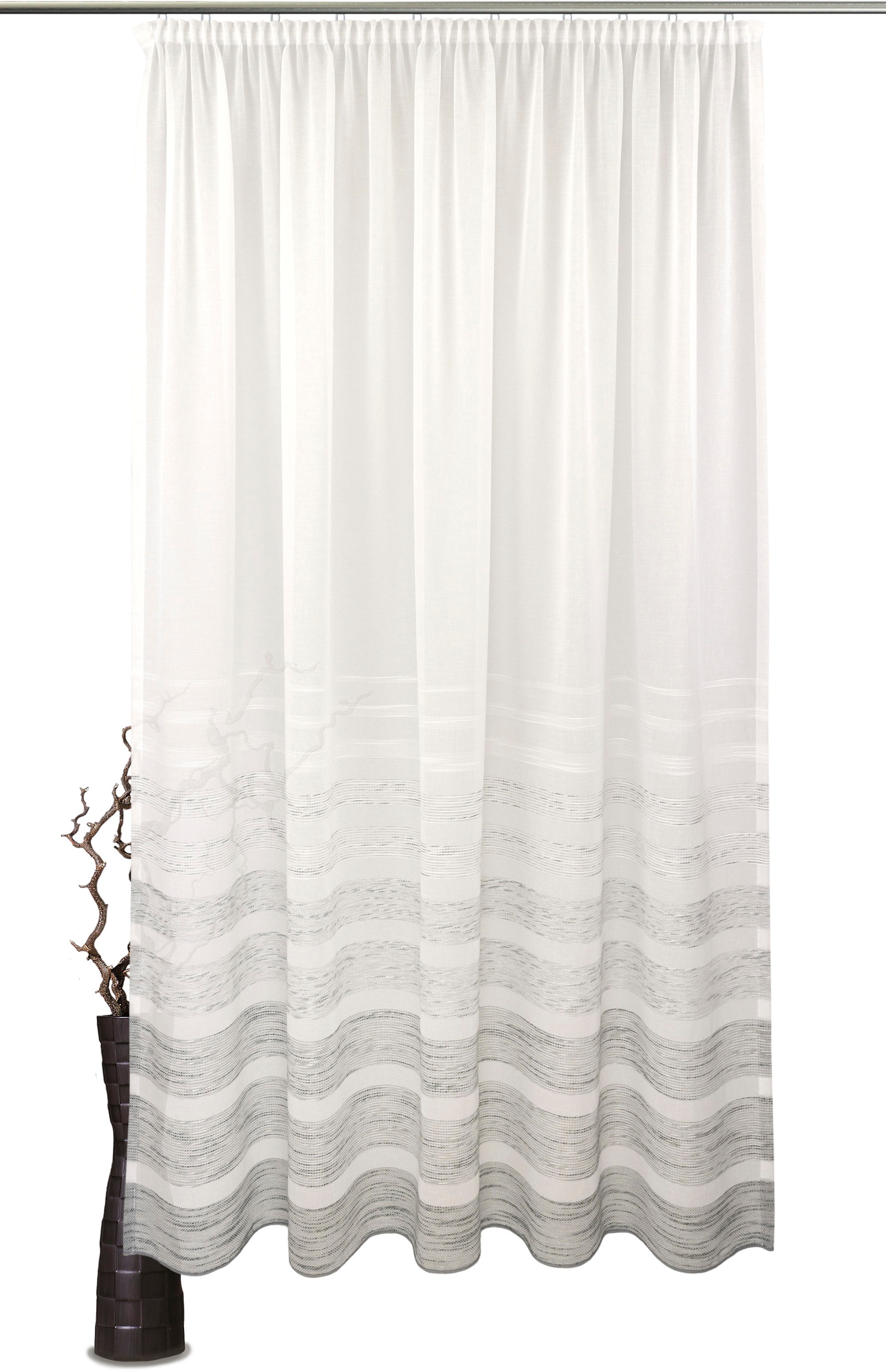 Image of VHG Gardine nach Mass »Veli«, (1 St.), Webgardine Scherli, verschiedene Grössen bei Ackermann Versand Schweiz