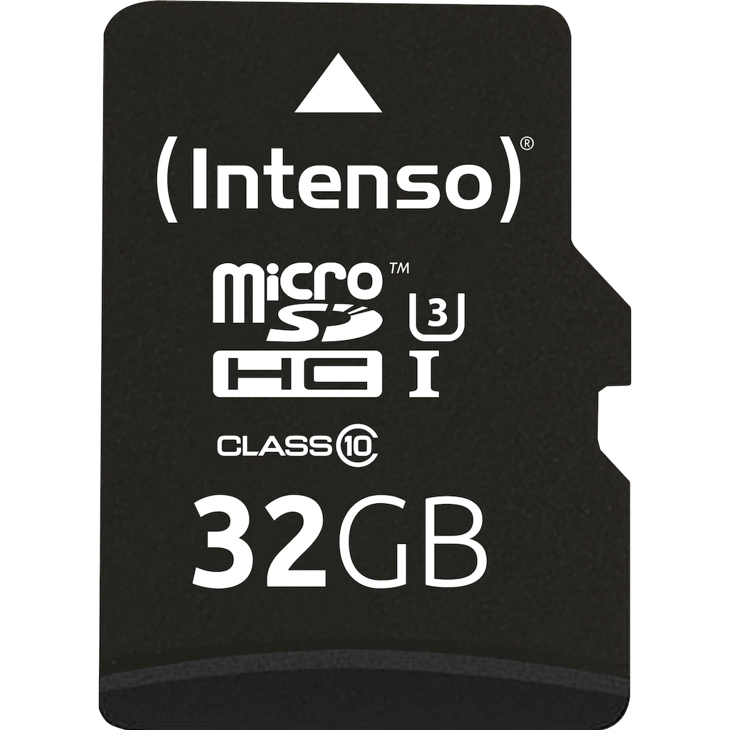 Intenso Speicherkarte »microSDHC UHS-I Professional + SD-Adapter«