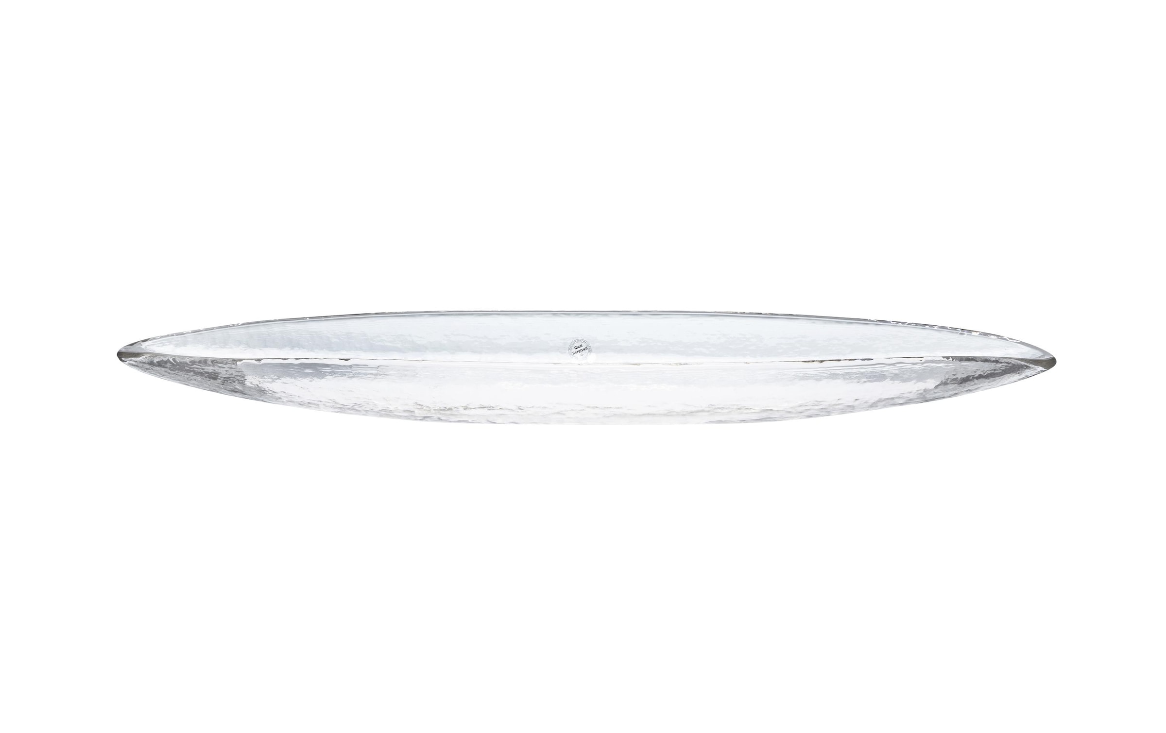 Schale »Gondola gross, 68 cm, Glasi Hergiswil«, aus Glas