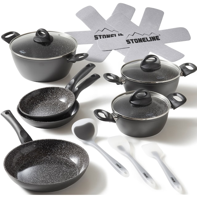 STONELINE Topf-Set, Aluminium, (Set, 14 tlg.),  Keramik-Antihaftbeschichtung, Induktion günstig kaufen
