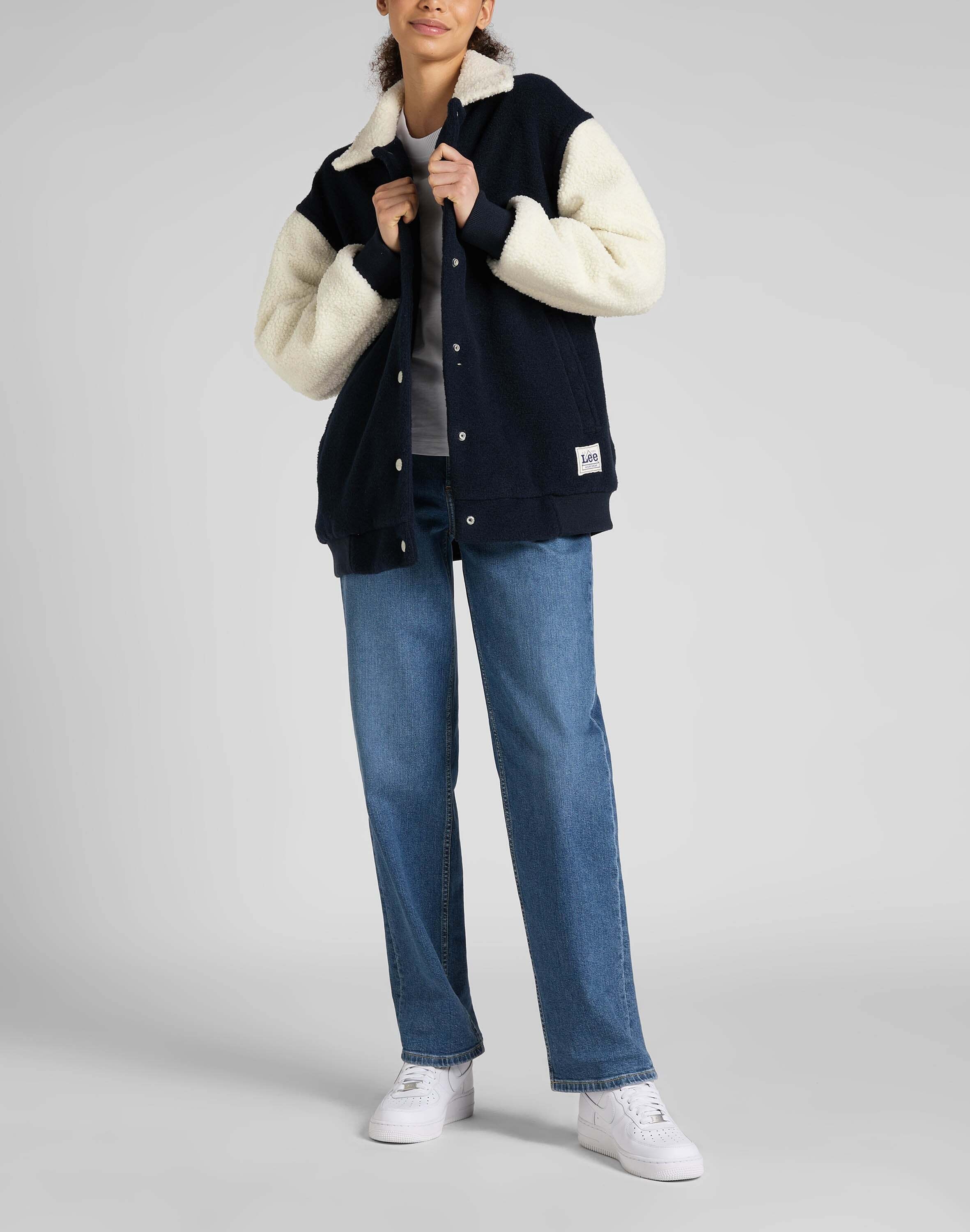 Lee® Collegejacke »LEE Leichte Jacke Elongated Varsity Jacket«