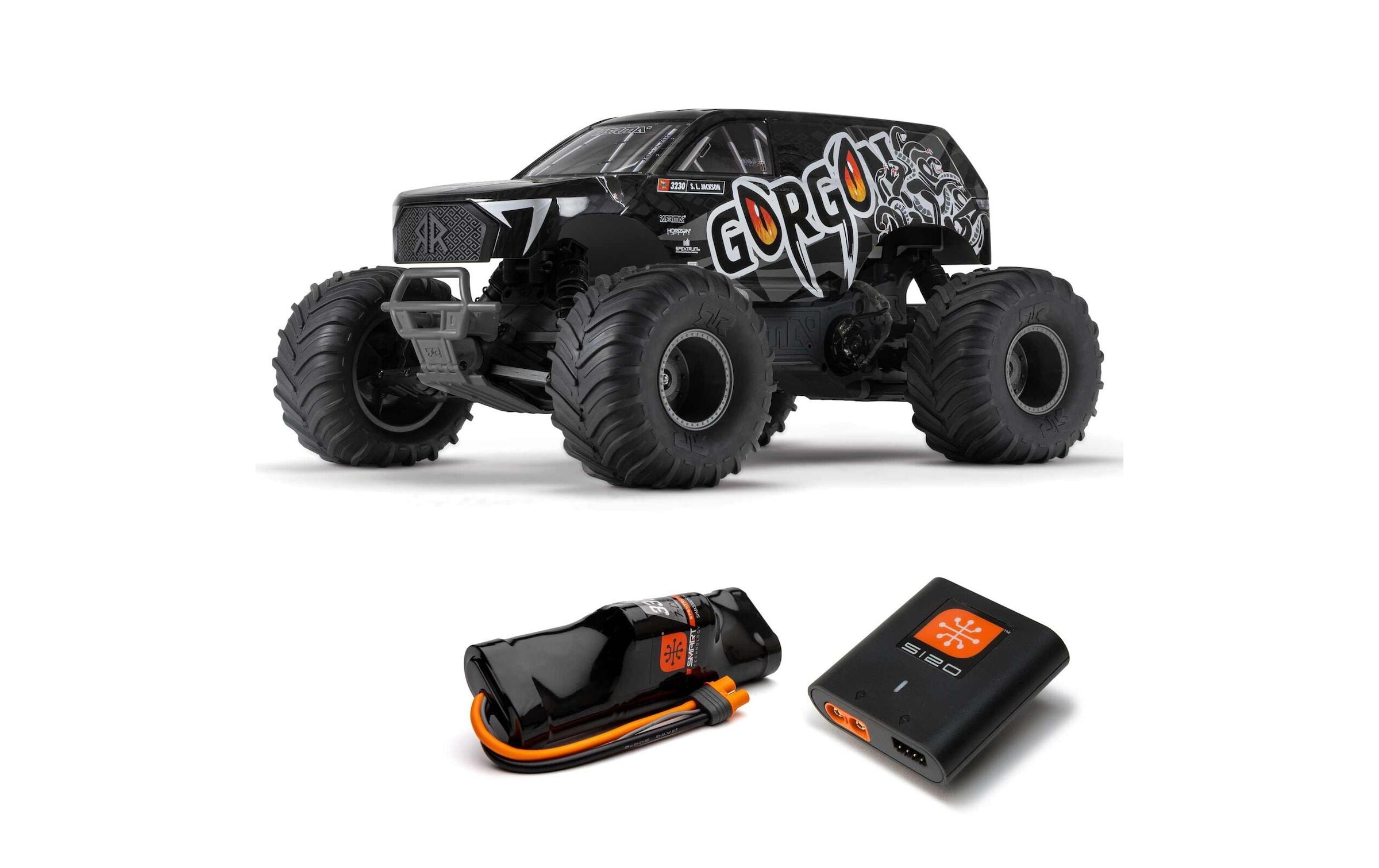 RC-Boot »Arrma Gorgon MEGA 550 RWD Schwarz Bausatz«