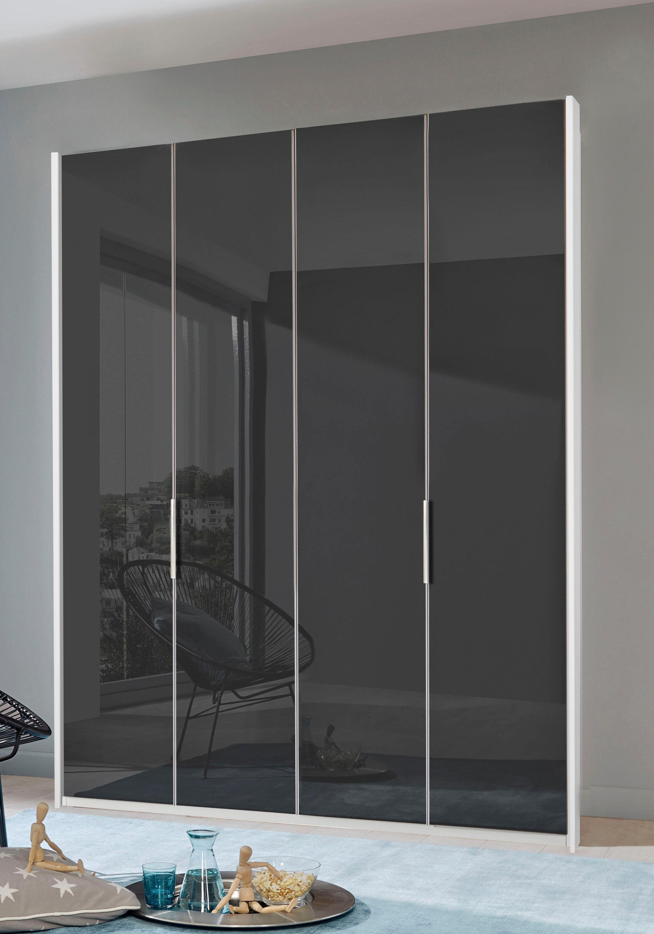 Wimex Kleiderschrank »Level by fresh to go«, Türen vollflächig mit farbigem Glas