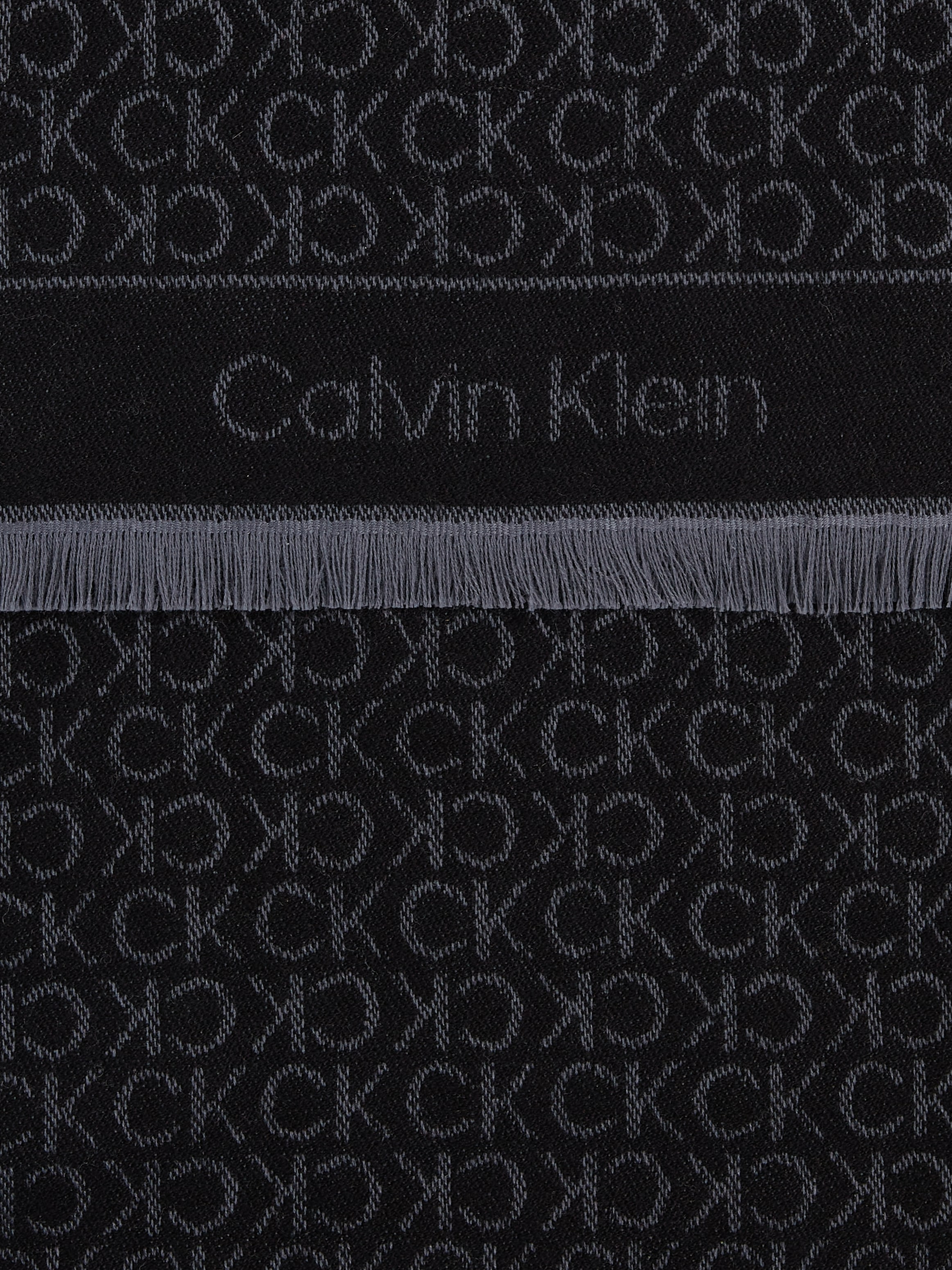 ♕ Calvin Klein Schal »MONOGRAM JACQUARD SCARF 40X180«, mit Calvin Klein  Monogramm versandkostenfrei kaufen