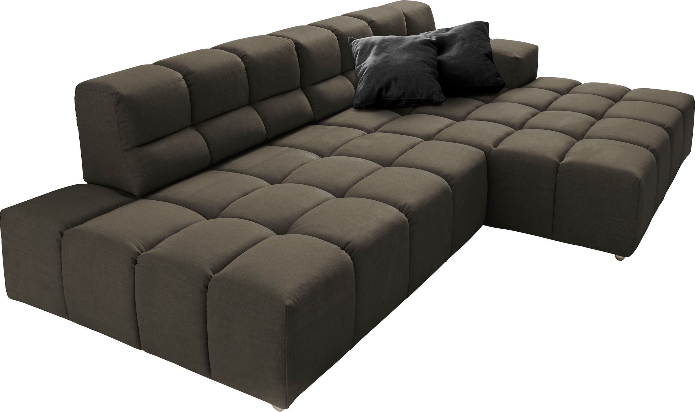 designwerk Ecksofa »Temple L-Form, tolles Designsofa«, mit Sitztiefenverstellung