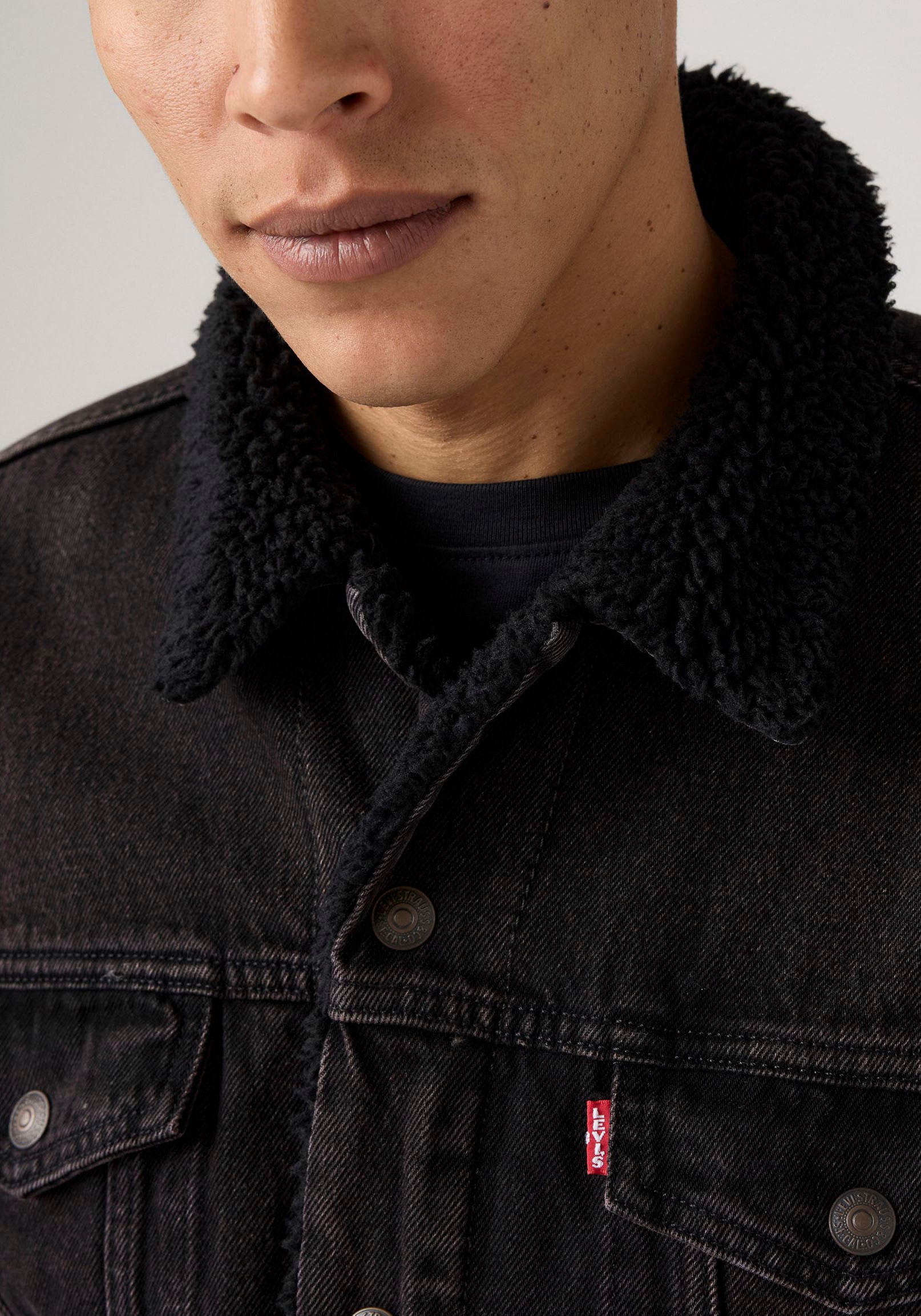 Levi's® Veste courte »SHERPA« mit Sherpa Fütterung