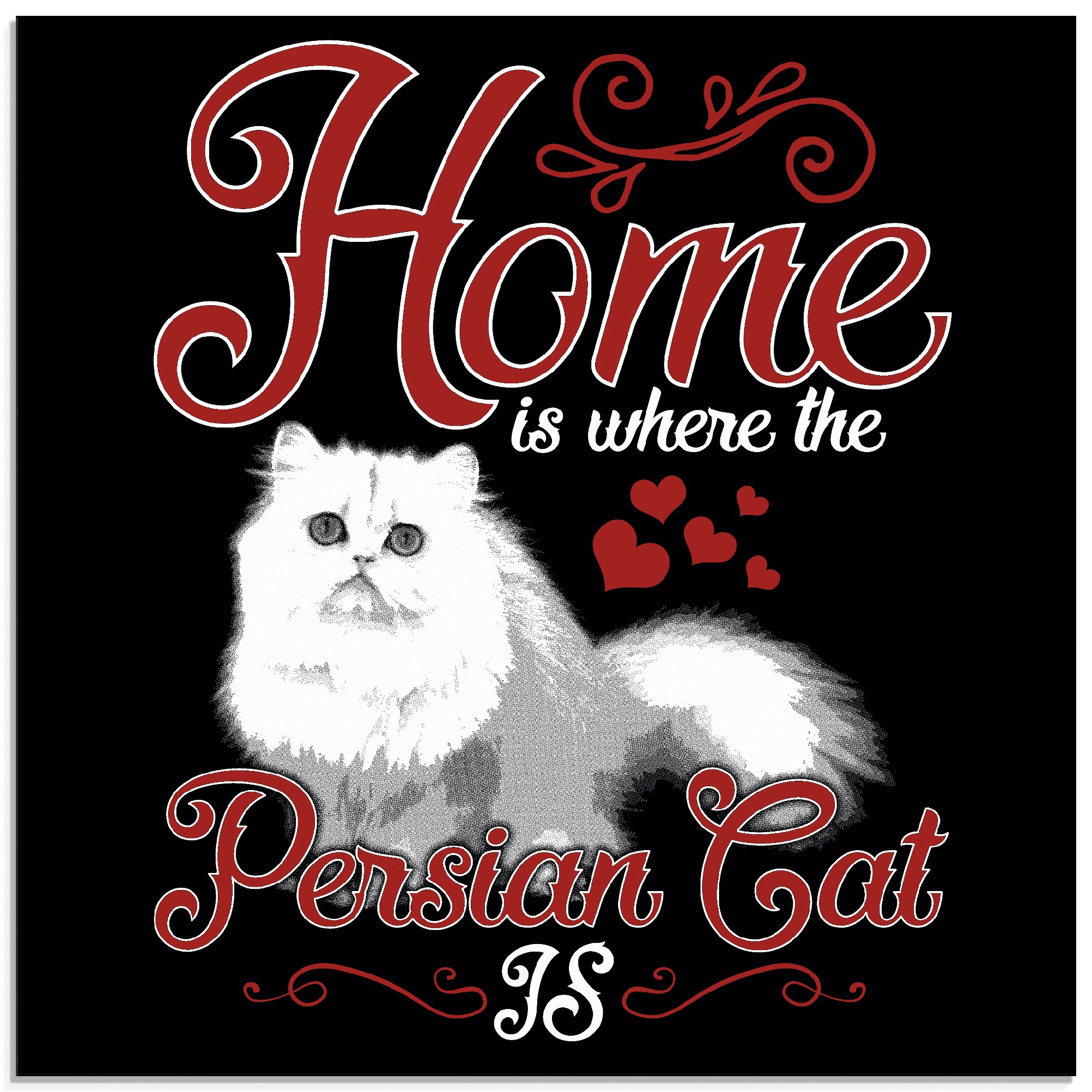 Image of Artland Glasbild »Witzes Katzenbild«, Humor, (1 St.) bei Ackermann Versand Schweiz