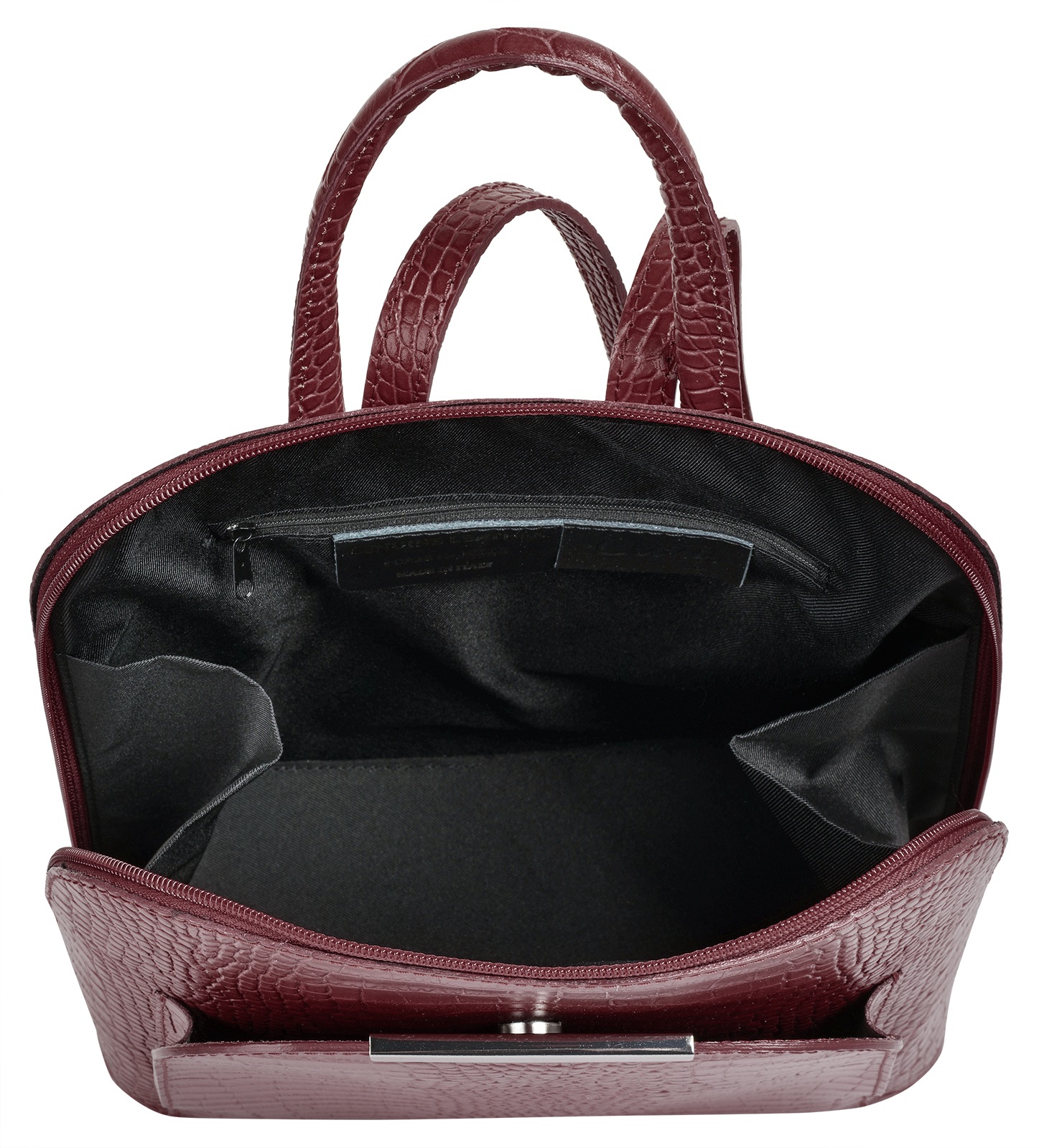 Cluty Cityrucksack, echt Leder, Made in Italy