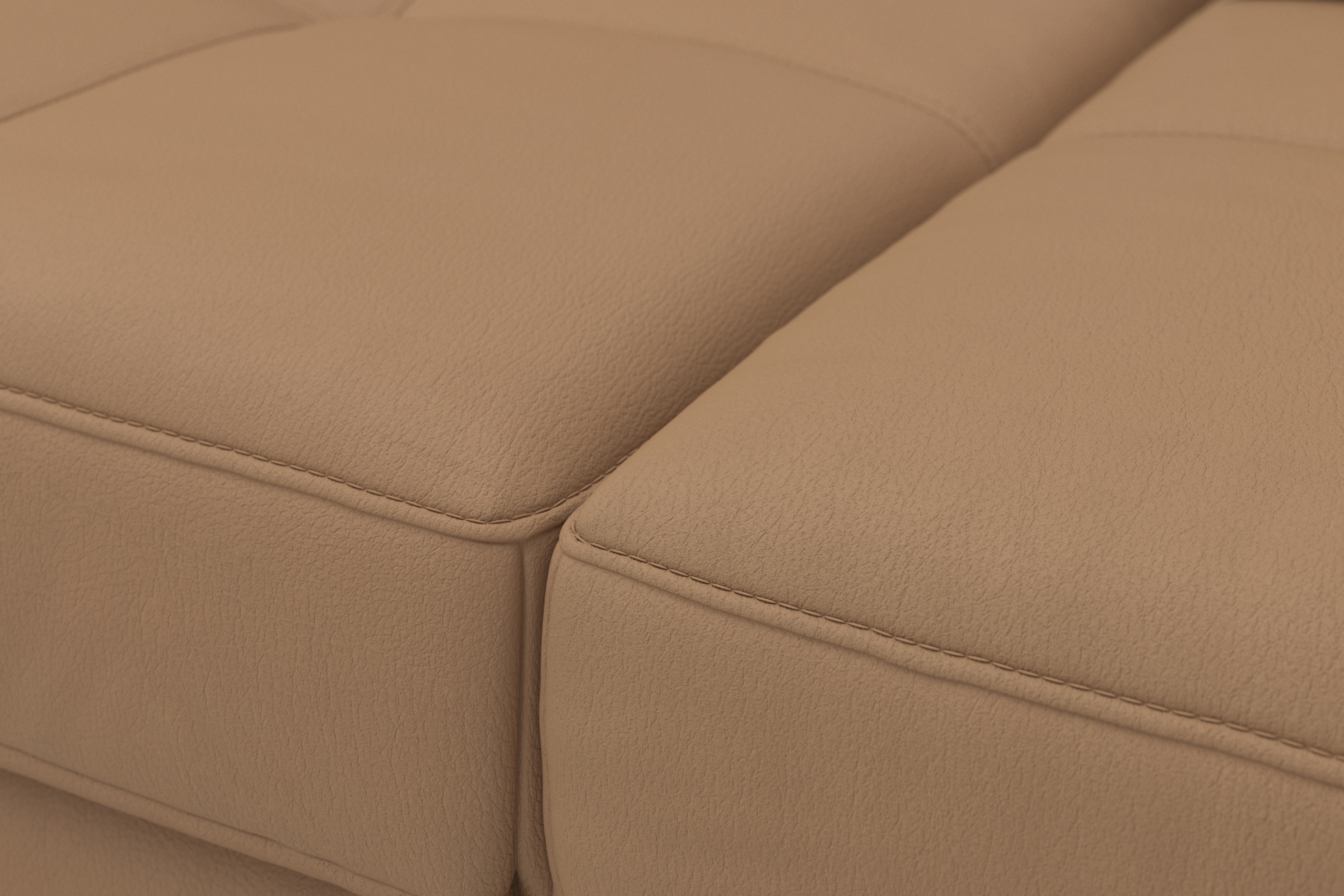 Places of Style Wohnlandschaft »Costello U-Form, mit Sitztiefenverstellung, Armteilverstellung und«, 3 Nierenkissen, optional Bettfunktion und Bettkasten