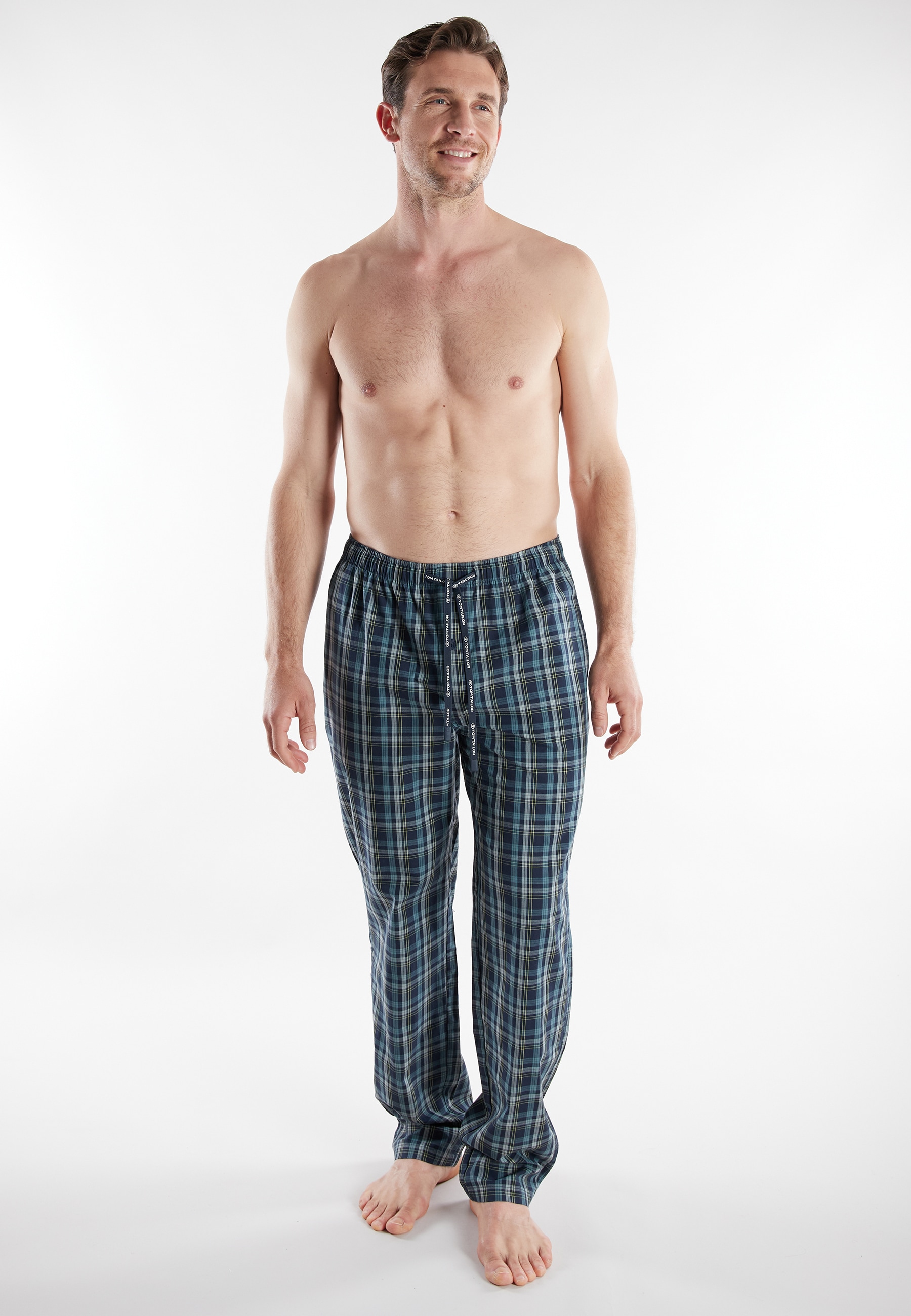 Image of TOM TAILOR Pyjamahose weiche Popeline, im Casual-Stil