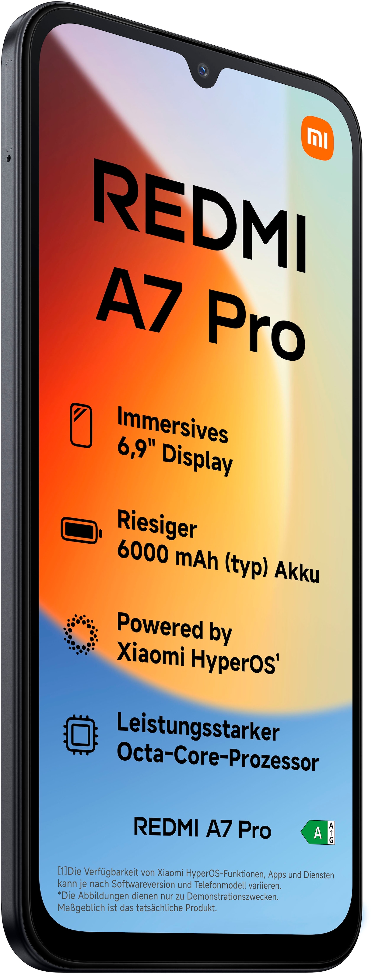 Xiaomi Smartphone »REDMI A7 Pro 4G 4+128GB« Black