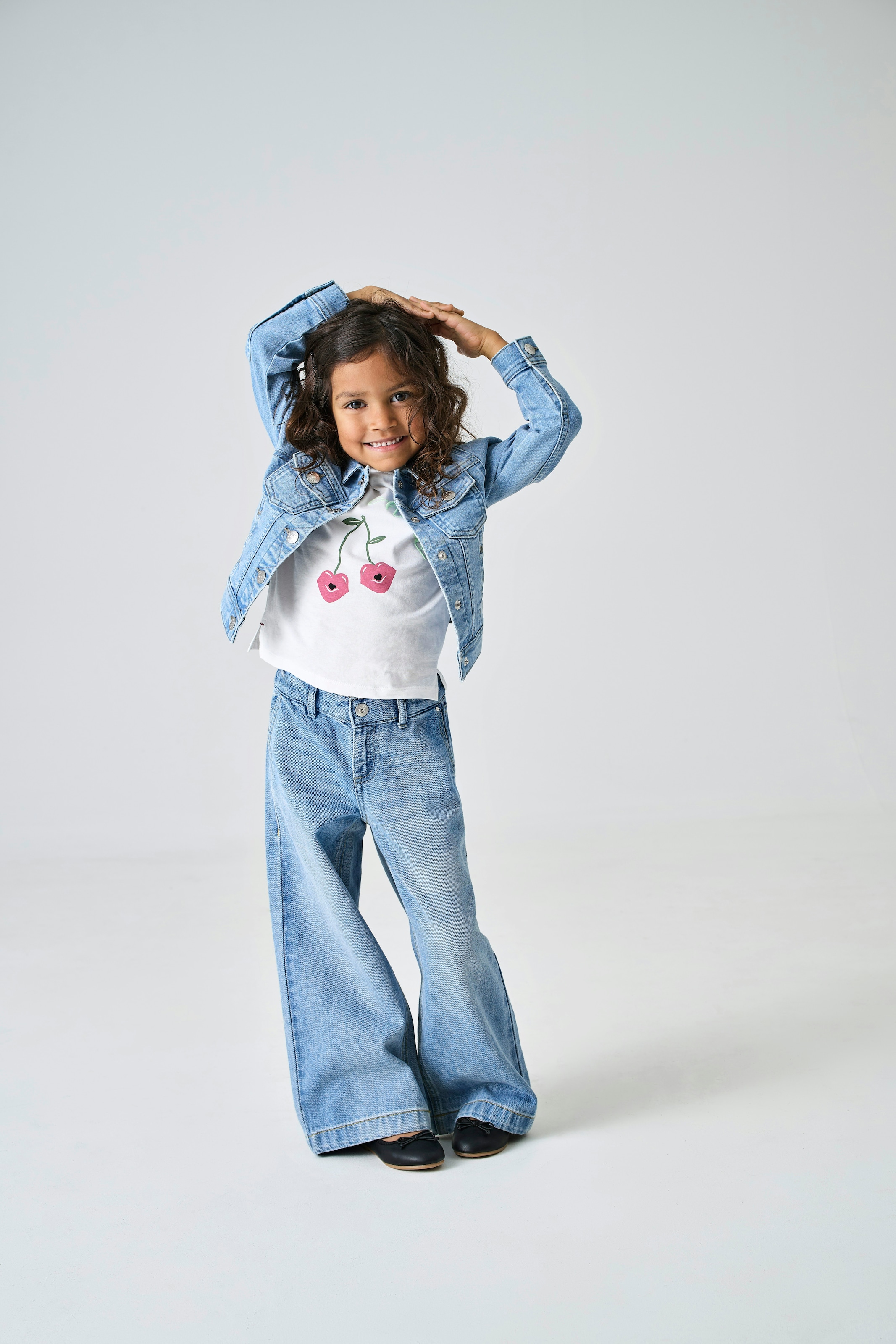 KIDS ONLY Veste en jean »KMGSARA LIGHT BLUE DNM JACKET NOOS« ohne Kapuze