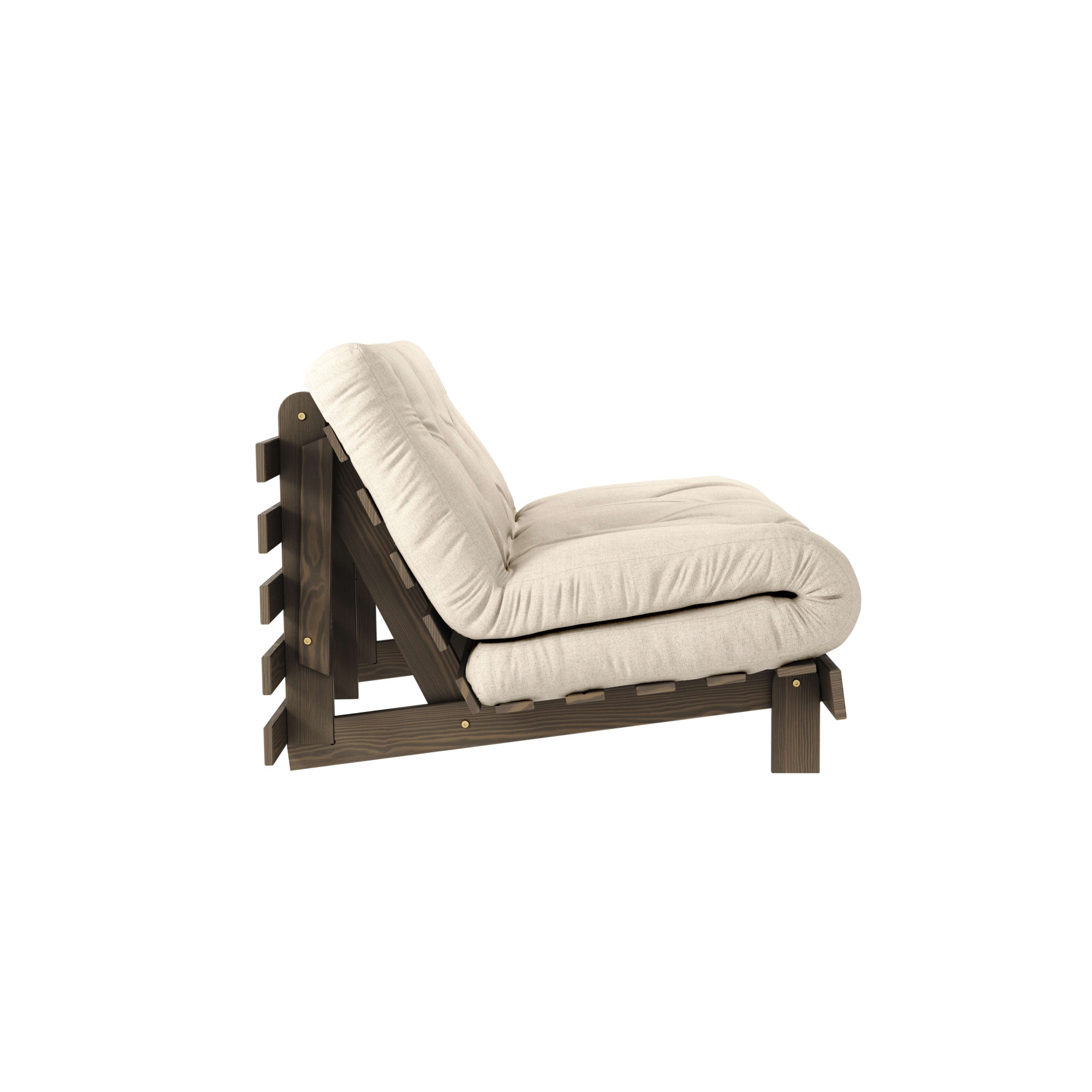 Karup Design Daybett »Daybett Roots Schlafsofa – Gästebett & Sofa aus FSC®-Kiefer«, Inkl. Futonmatratze, in mehreren Grössen & Farben erhältlich