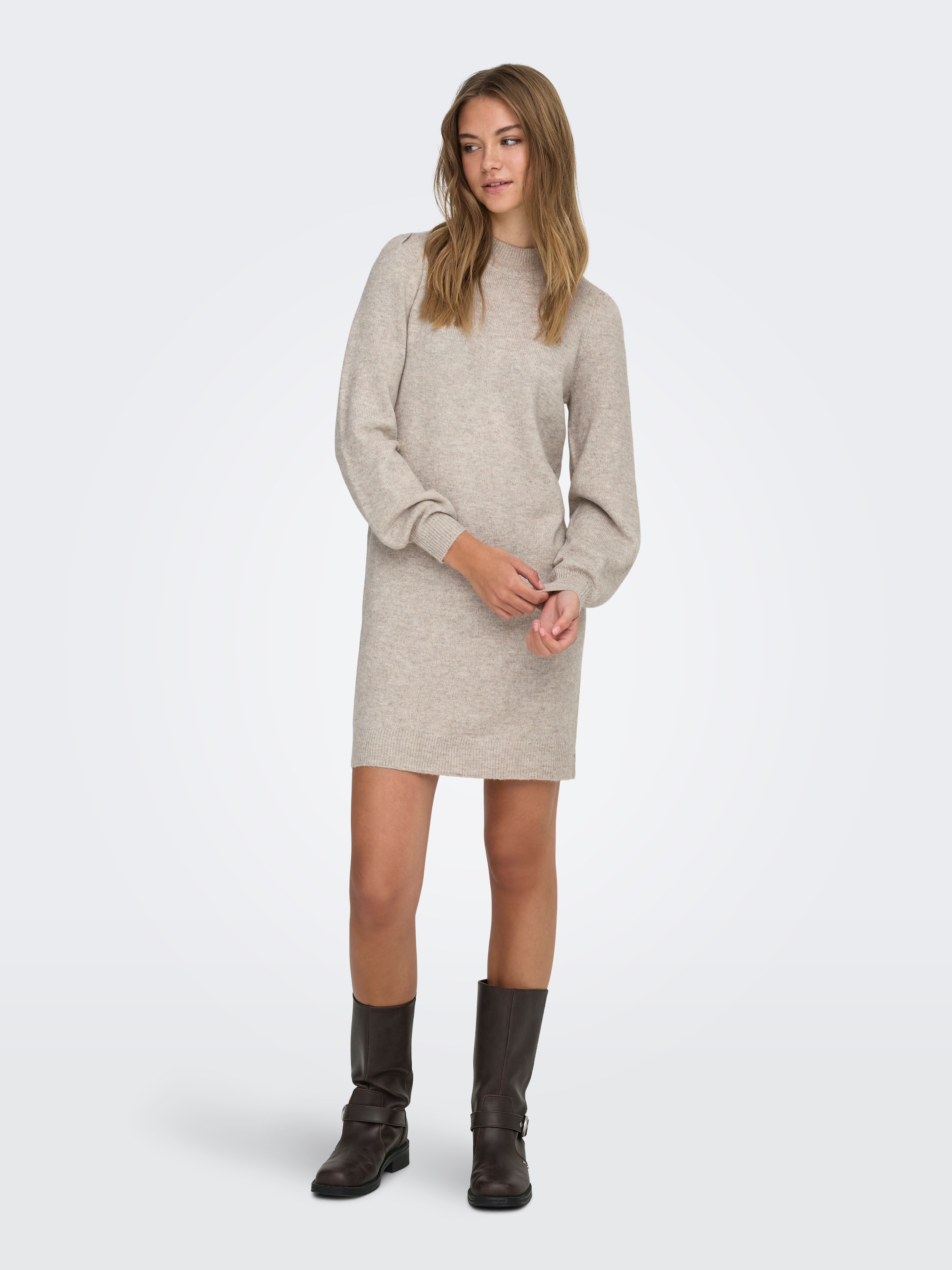 JDY Strickkleid »JDYRUE LIFE L/S HIGH NECK DRESS KNT NOOS«