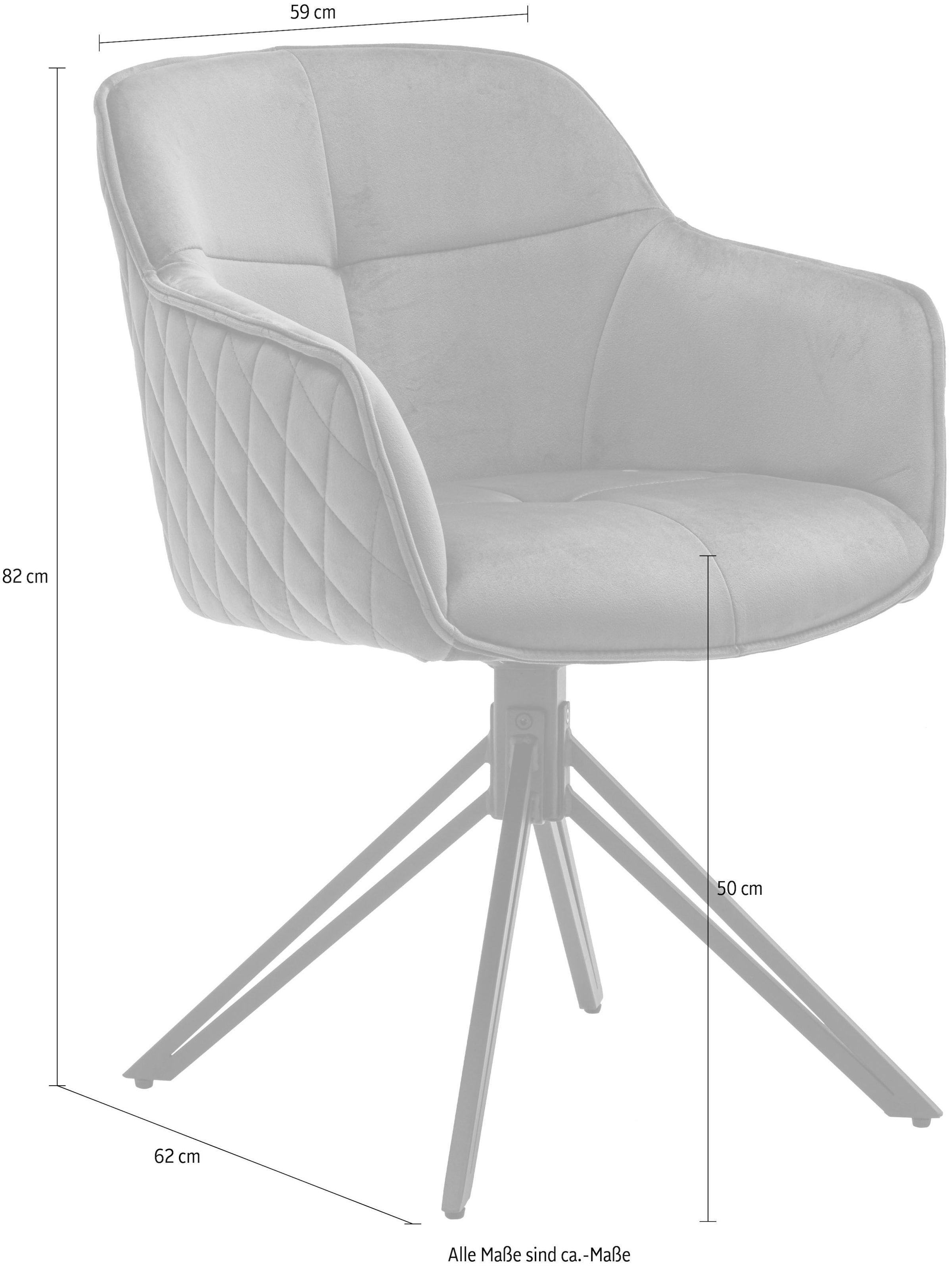 Stolkom Chaise avec accoudoirs »Emma« (Paquet) 1 cuis180 grad drehbar mit Auto-Return