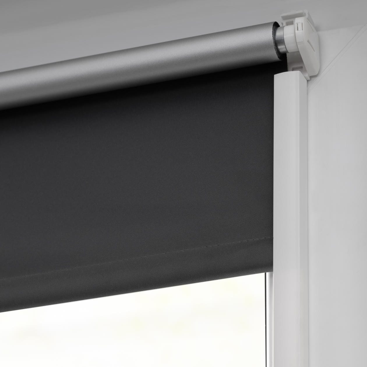 LICHTBLICK ORIGINAL Seitenführungsschienen »Seitenschiene für Rollo, selbstklebend, Länge 150 cm, kürzbar«, (2 St.), Kunstoffprofil zur Seitenführung von Verdunkelungsrollos.
