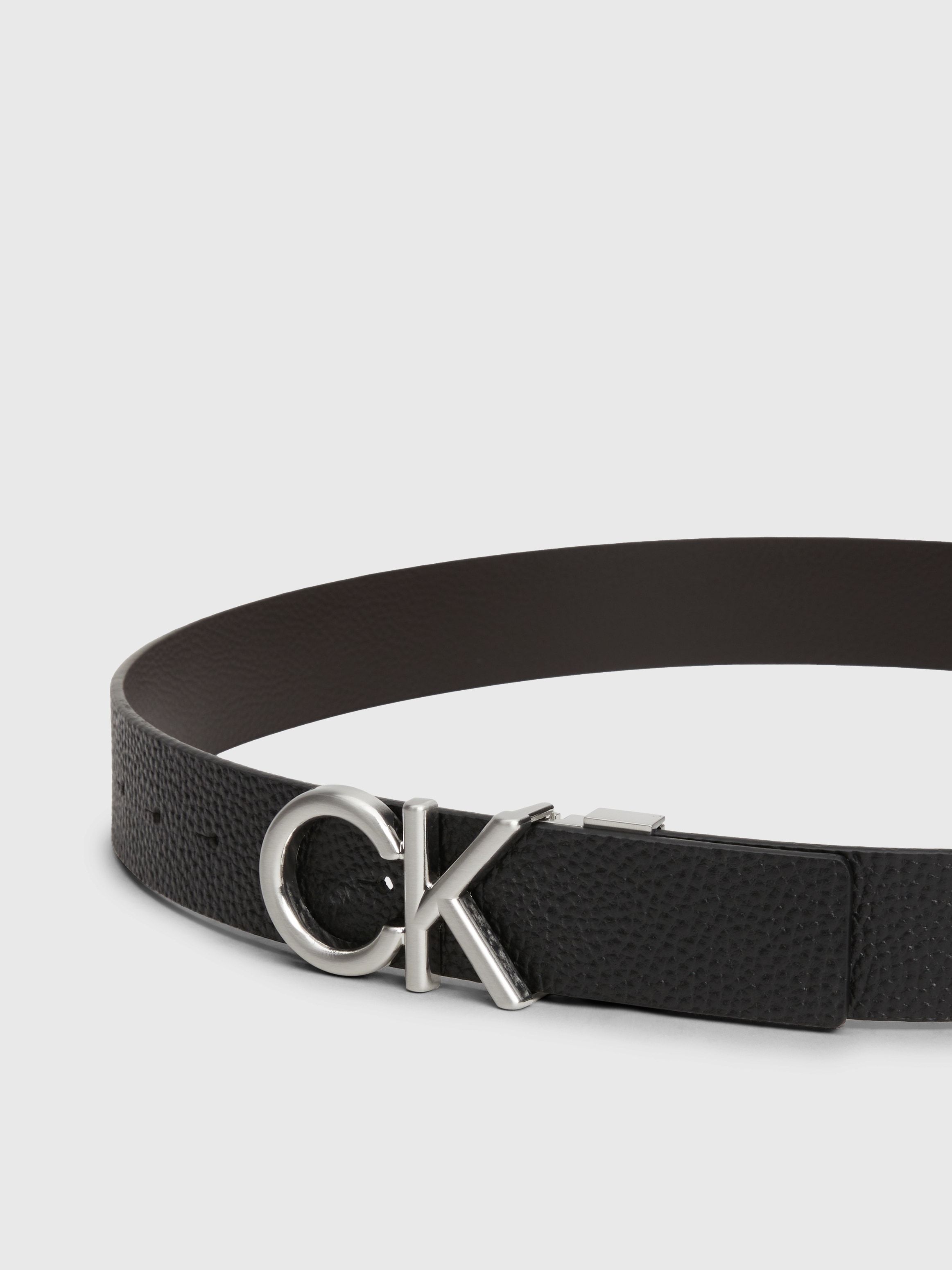 Calvin Klein Ledergürtel »ADJ/REV CK METAL«
