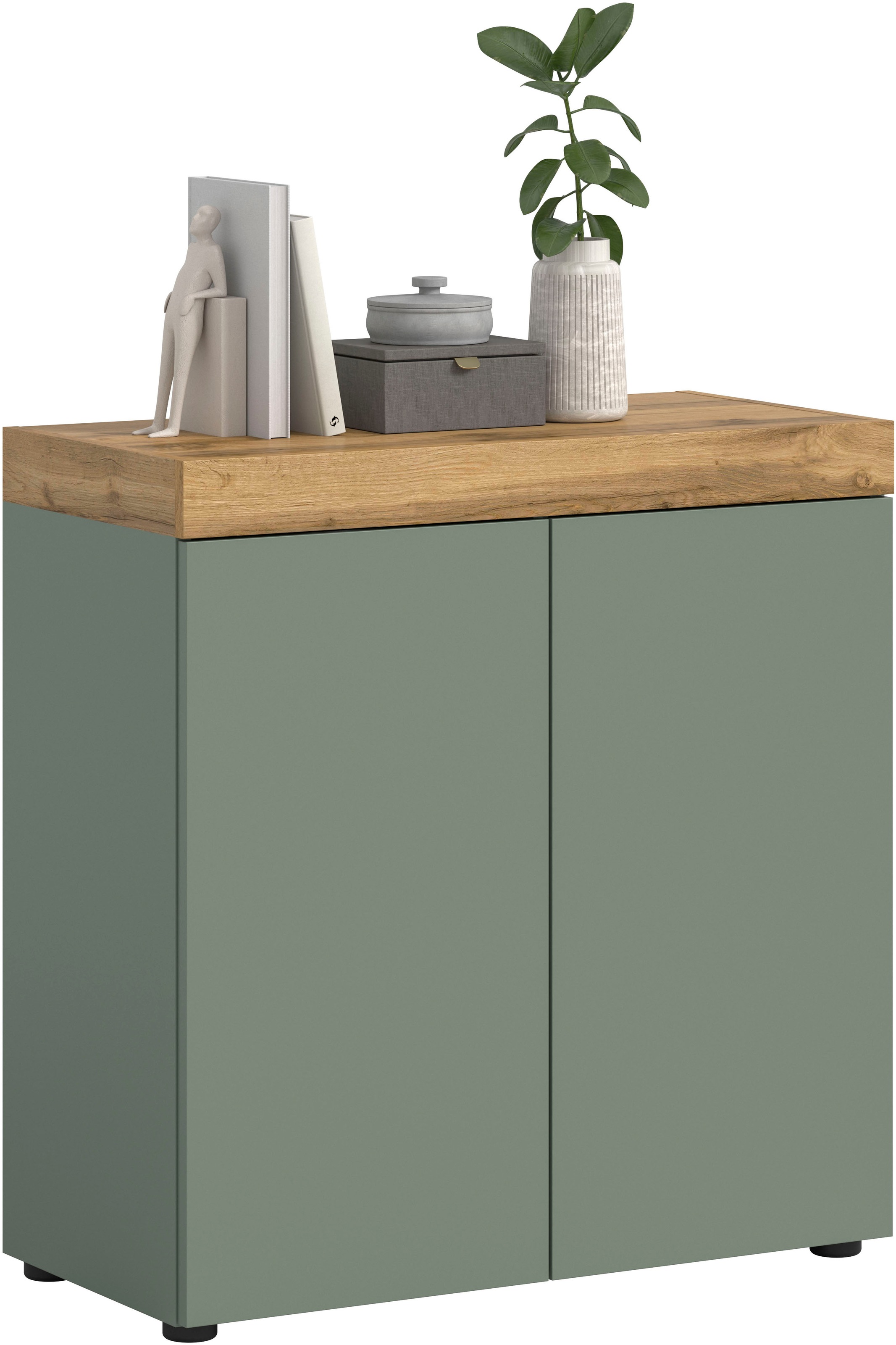 Image of GOODproduct Kommode "MAMBO, TOPSELLER, Breite 77 cm, 2 Türen, 2 Einlegeböden" 1 Stk. tlg. Kommode, Anrichte, Wohnzimmer, Schlafzimmer