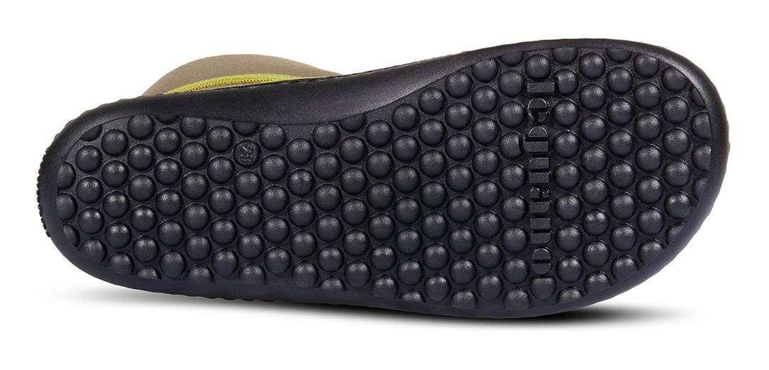 Leguano Chaussures pieds nus »LEGUANITO THERMO«  chaussure à scratch, chaussure enfant, boots avec traitement TEX déperlant