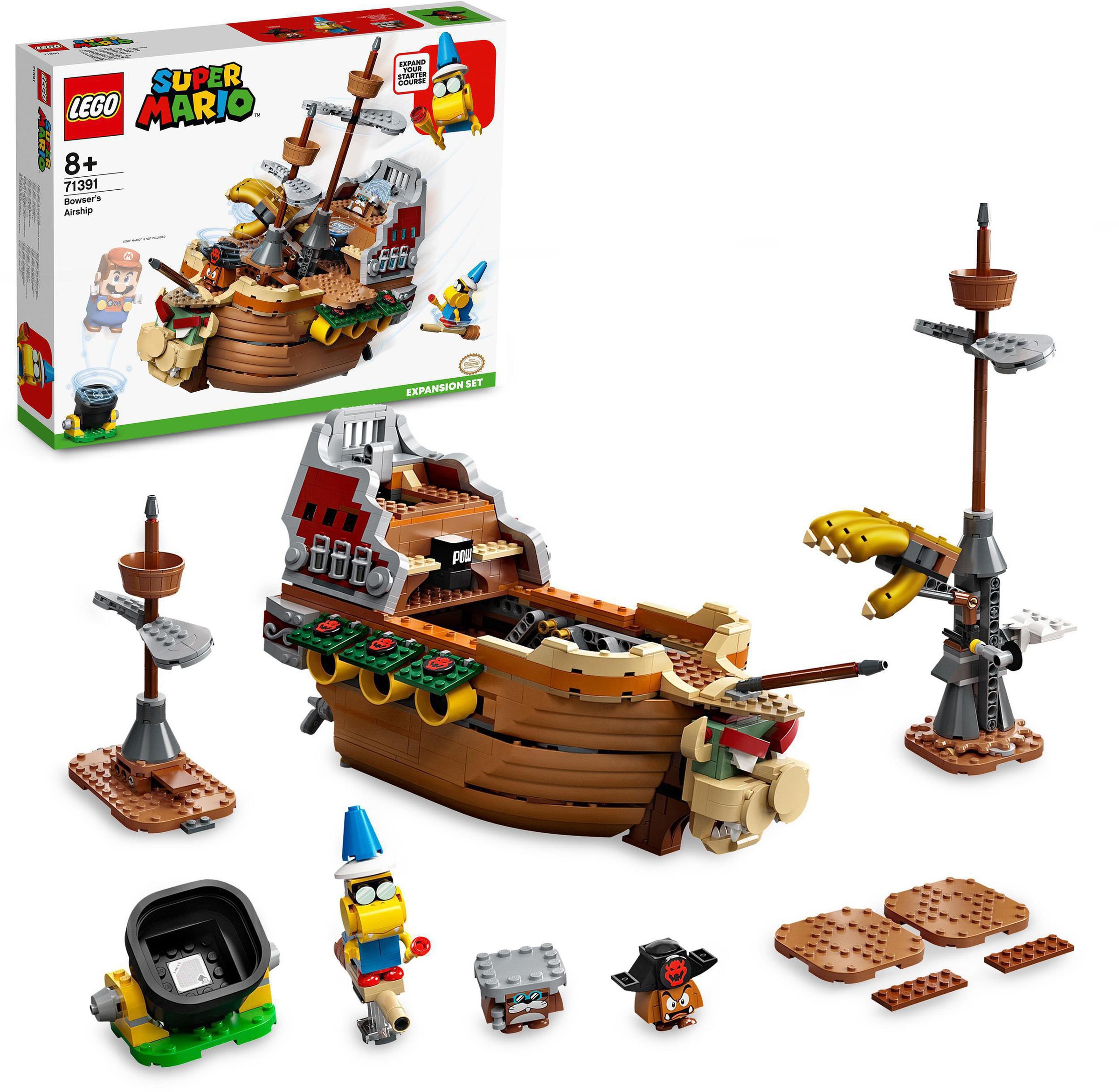 Image of LEGO® Konstruktionsspielsteine »Bowsers Luftschiff – Erweiterungsset (71391), LEGO® Super Mario«, (1152 St.), Made in Europe bei Ackermann Versand Schweiz