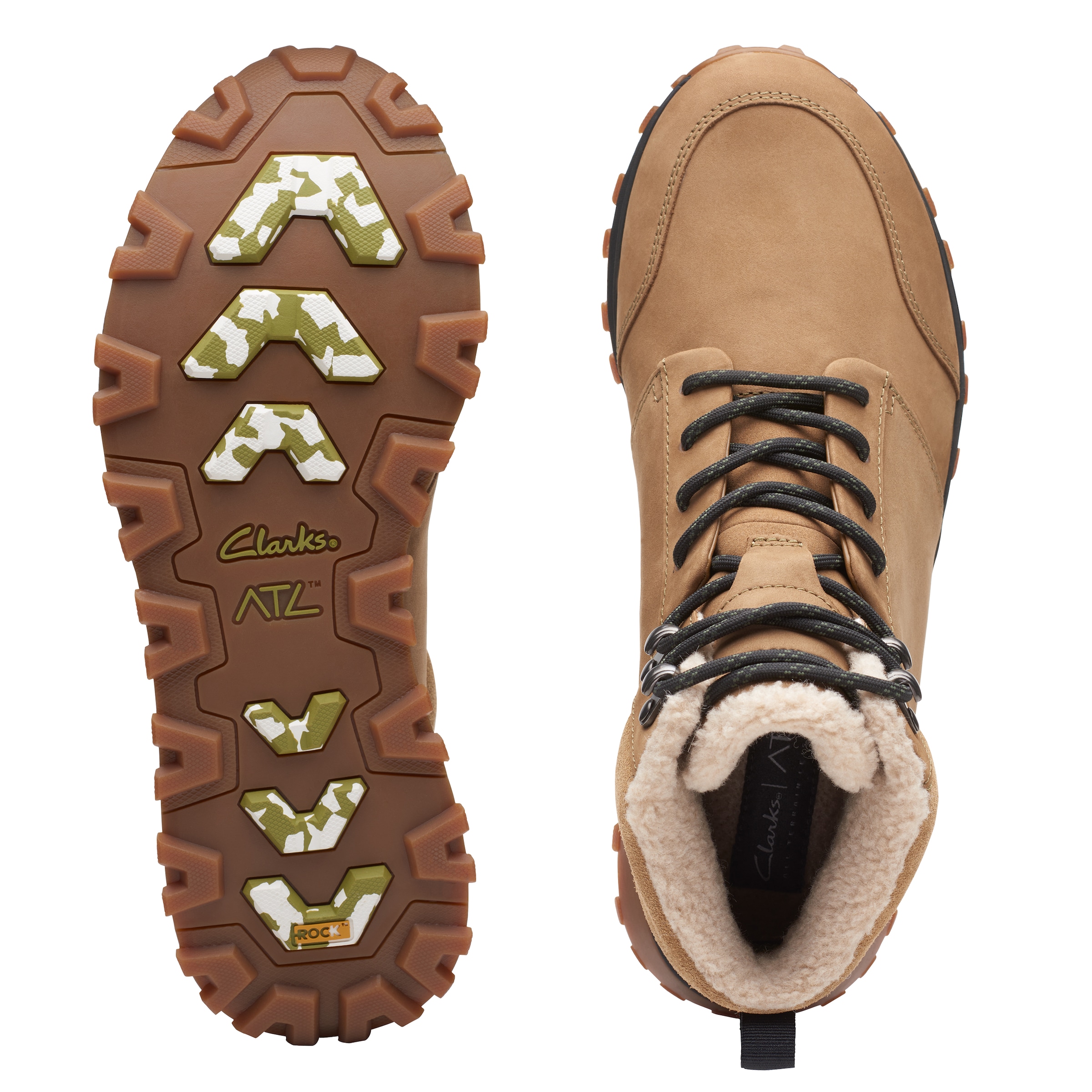 Clarks Schnürstiefel »ATL Trek Up WP«  Hiking Boots, Schnürboots, Winterstiefel mit herausnehmbarem Fussbett