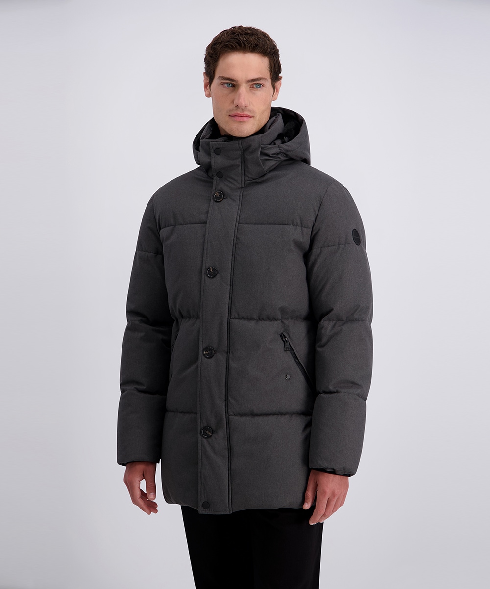 Image of Pierre Cardin Winterjacke mit Kapuze mit abnehmbarer Kapuze, wasserabweisend, Regular Fit