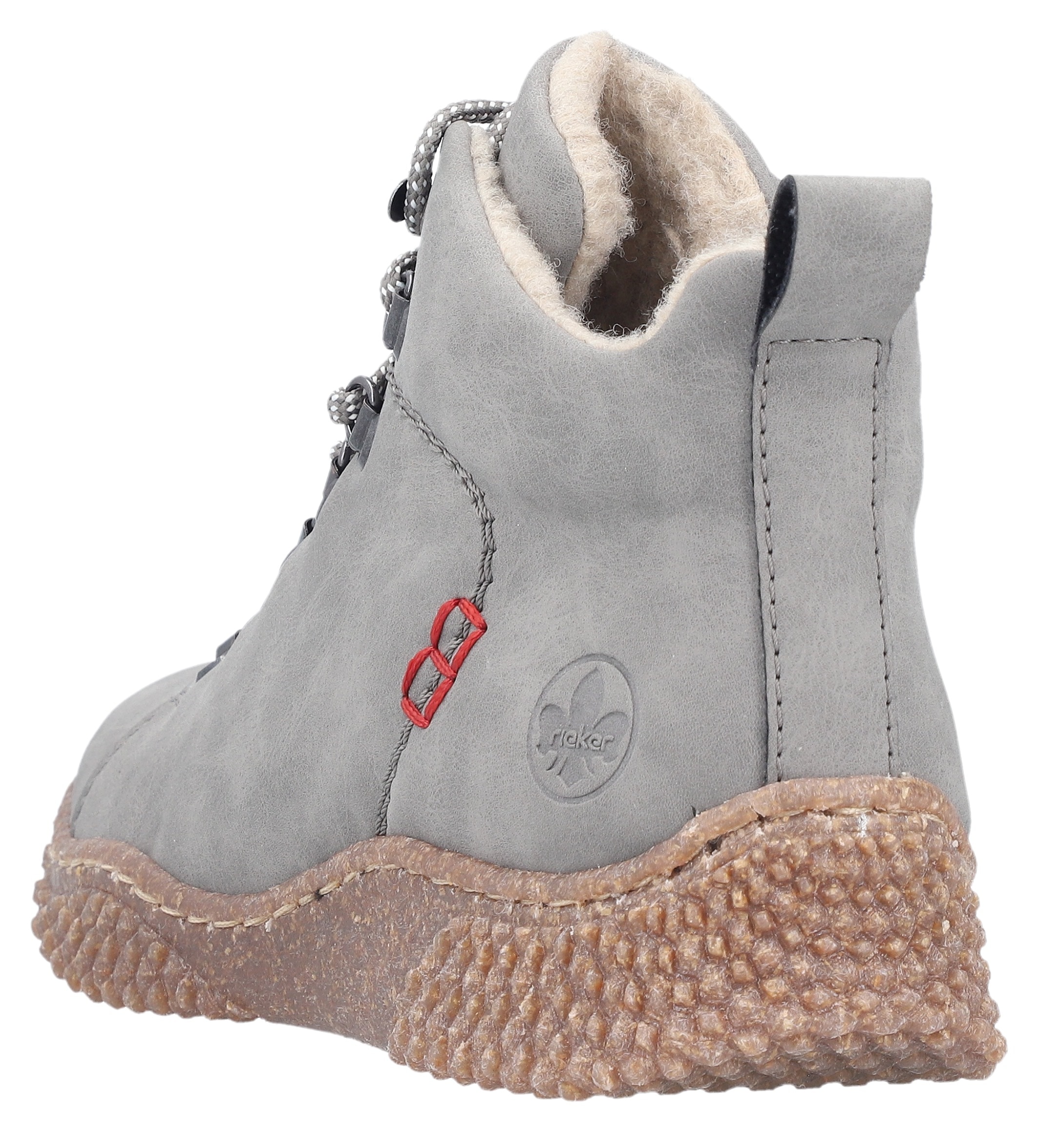 Rieker Bottes d'hiver  bottines à lacets, bottines, semelle profilée, avec languette d'enfilage