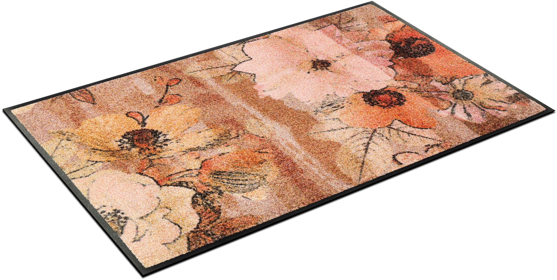 wash+dry by Kleen-Tex Fussmatte »Retro Roses«, rechteckig