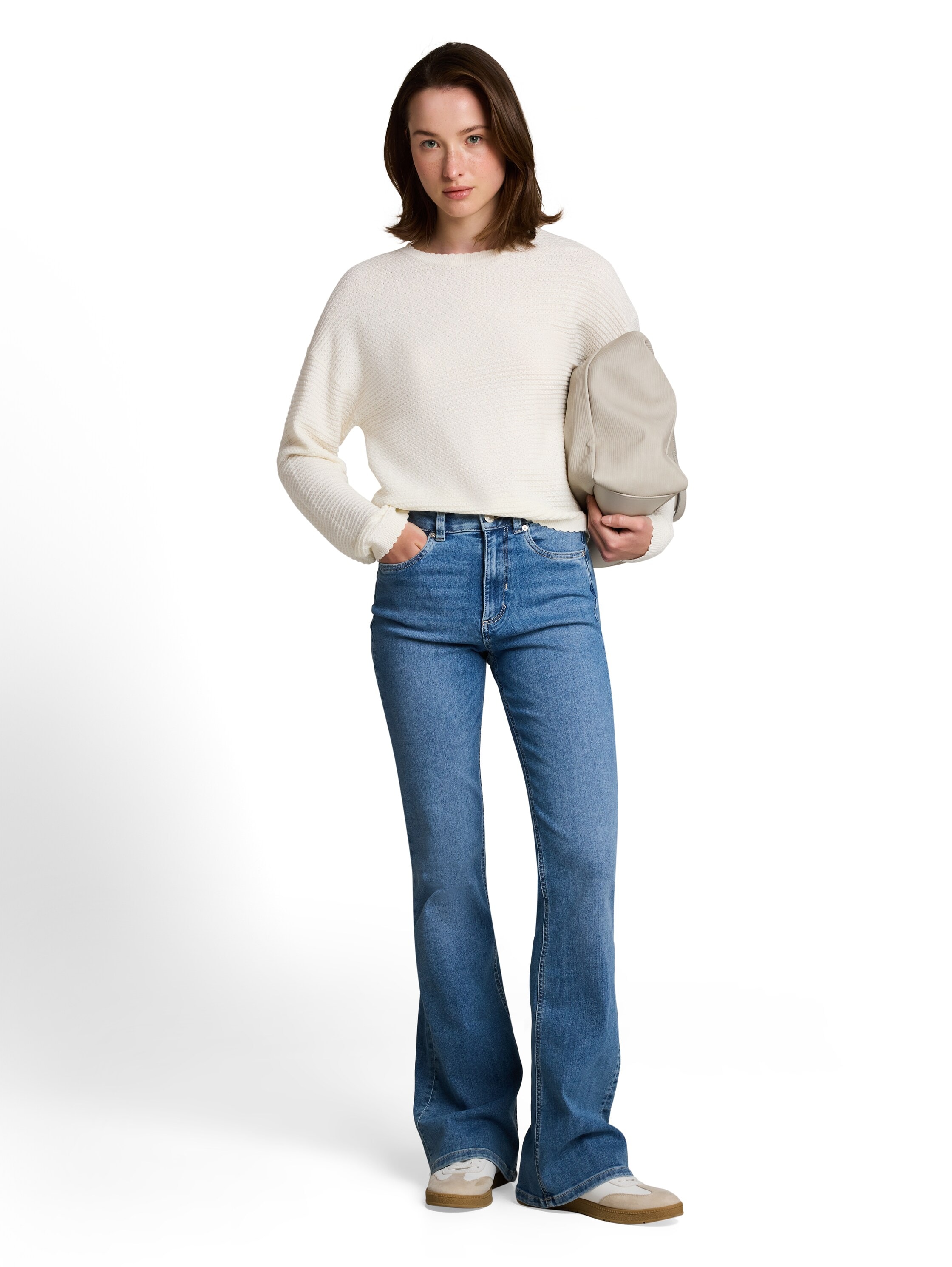 TOM TAILOR Denim Pull col V