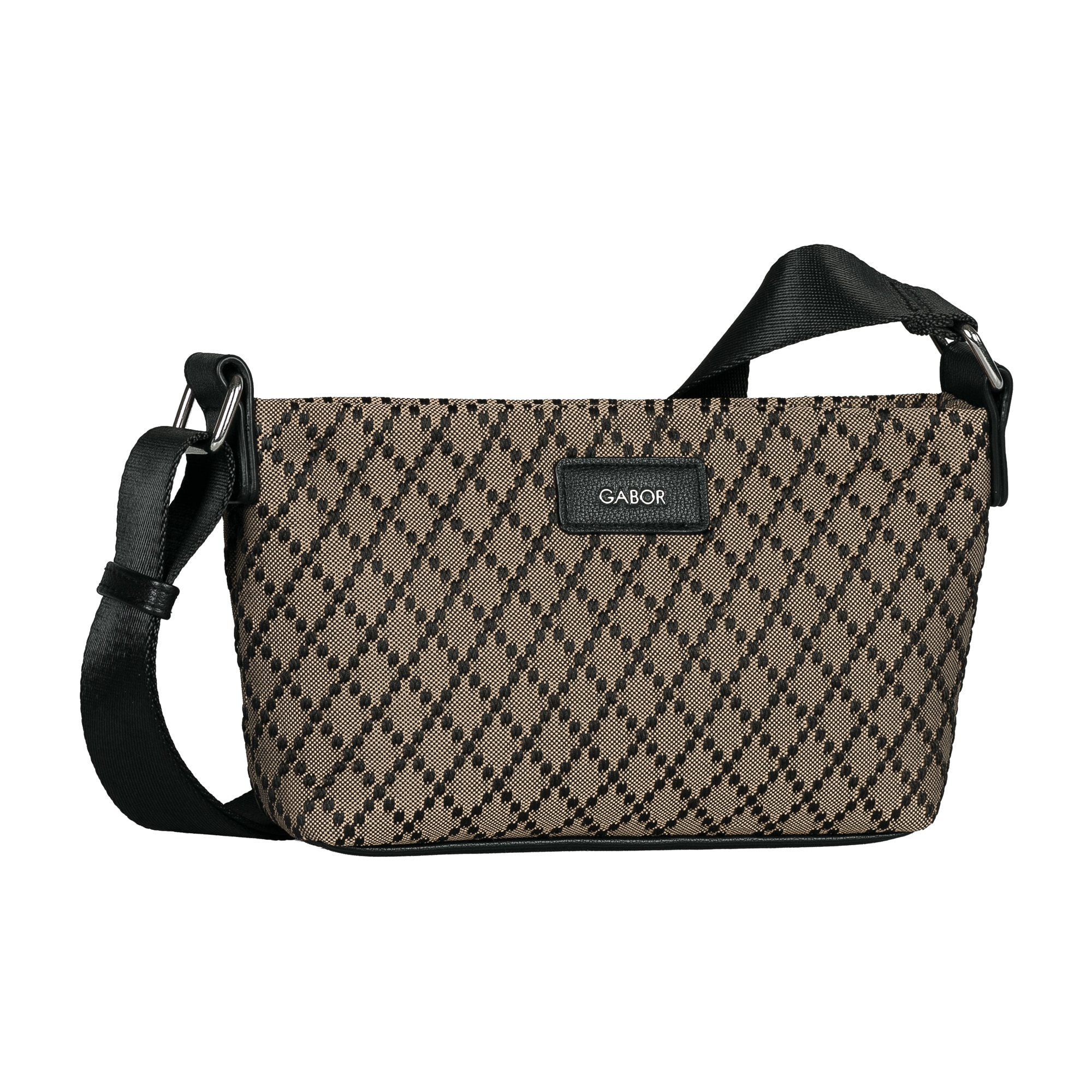 Image of Gabor Umhängetasche "Helmea" Damen Schultertasche mit Kontrastbesatz und Logoschriftzug