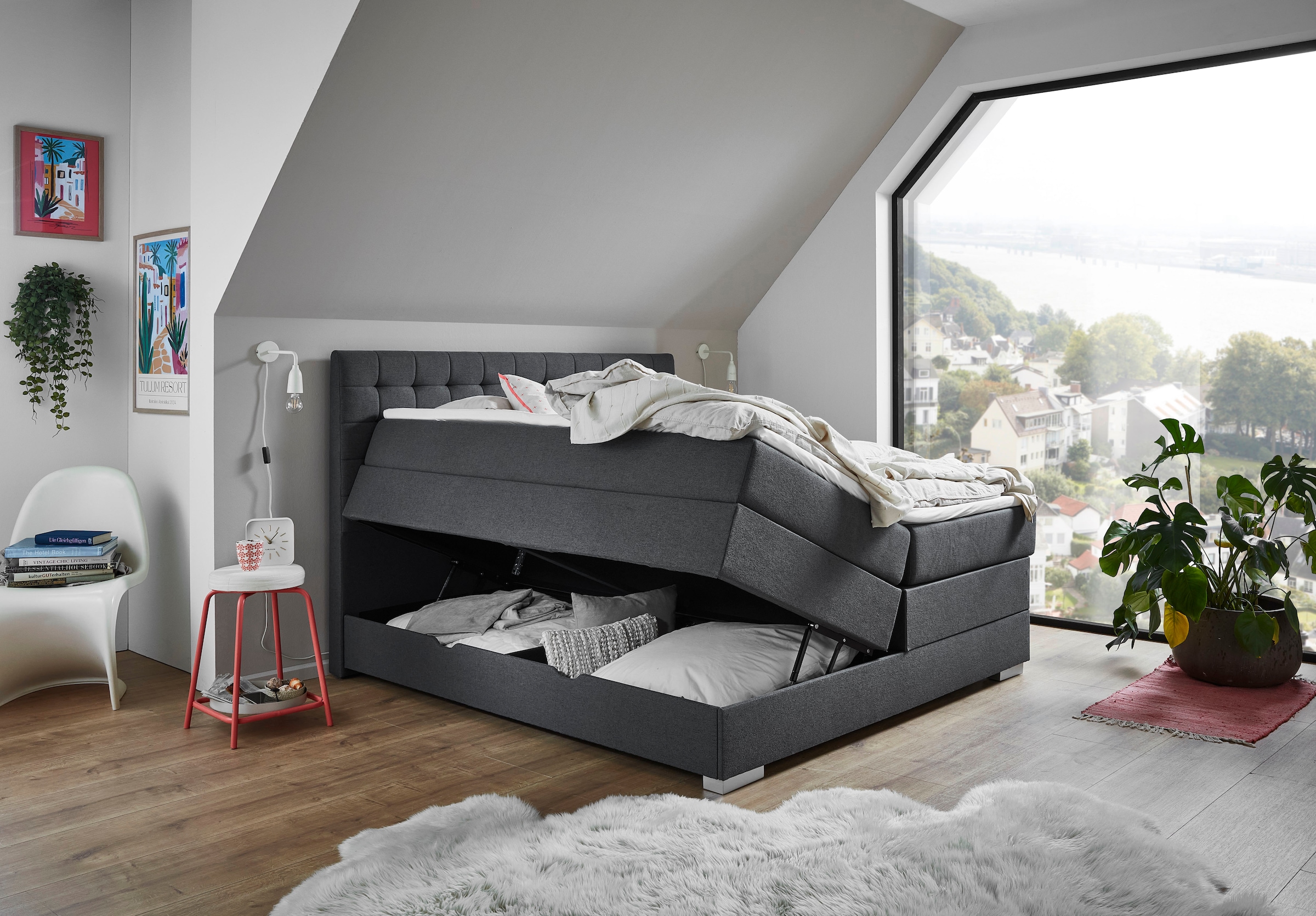 INOSIGN Boxbett »Keeva inkl. Bettkasten«, erhältlich in der Breite 180x200cm